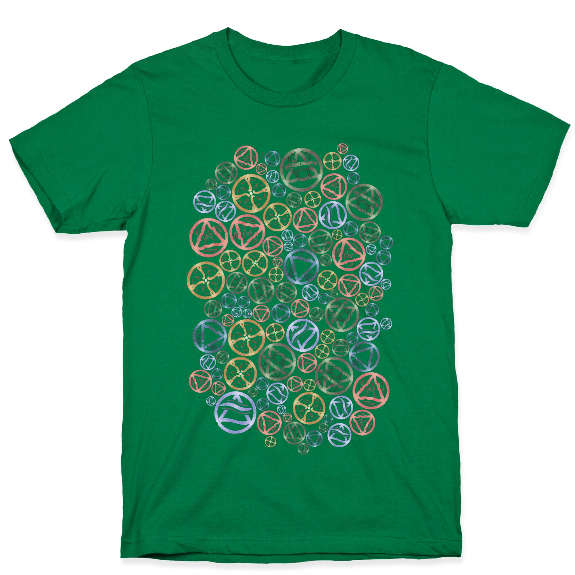Witch's Elements Pattern T-Shirt
