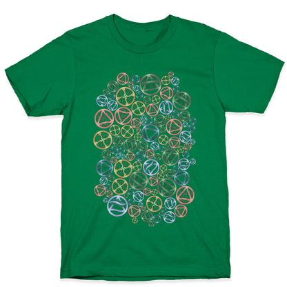 Witch's Elements Pattern T-Shirt