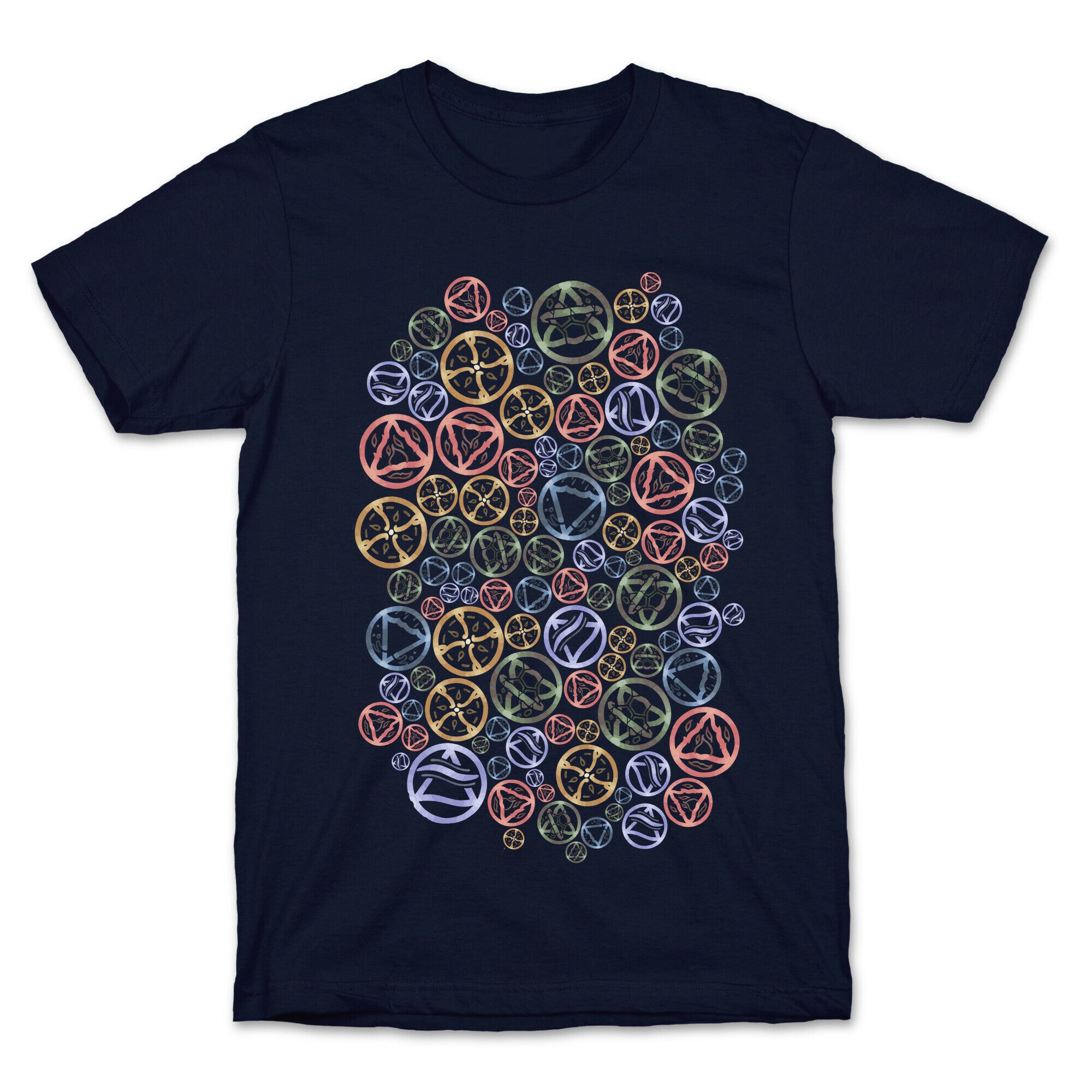 Witch's Elements Pattern T-Shirt