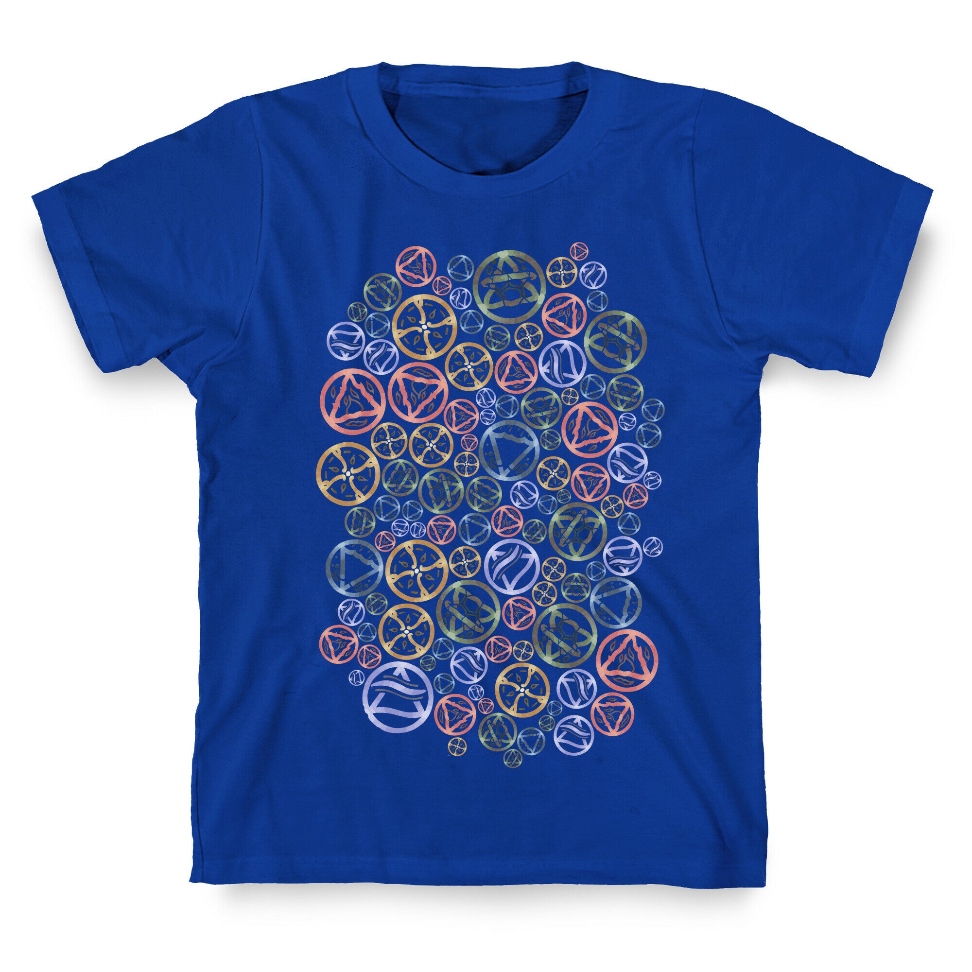 Witch's Elements Pattern T-Shirt