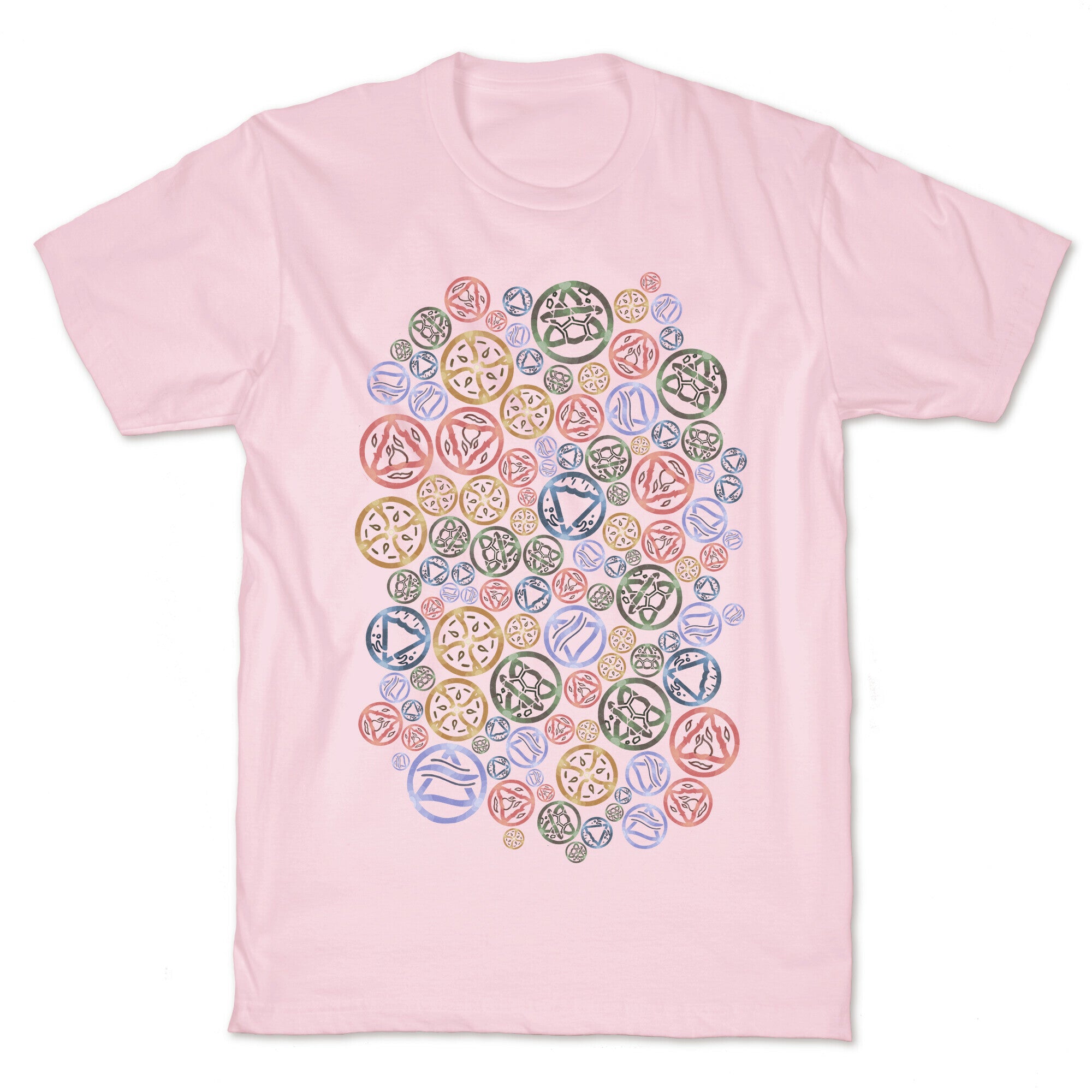 Witch's Elements Pattern T-Shirt
