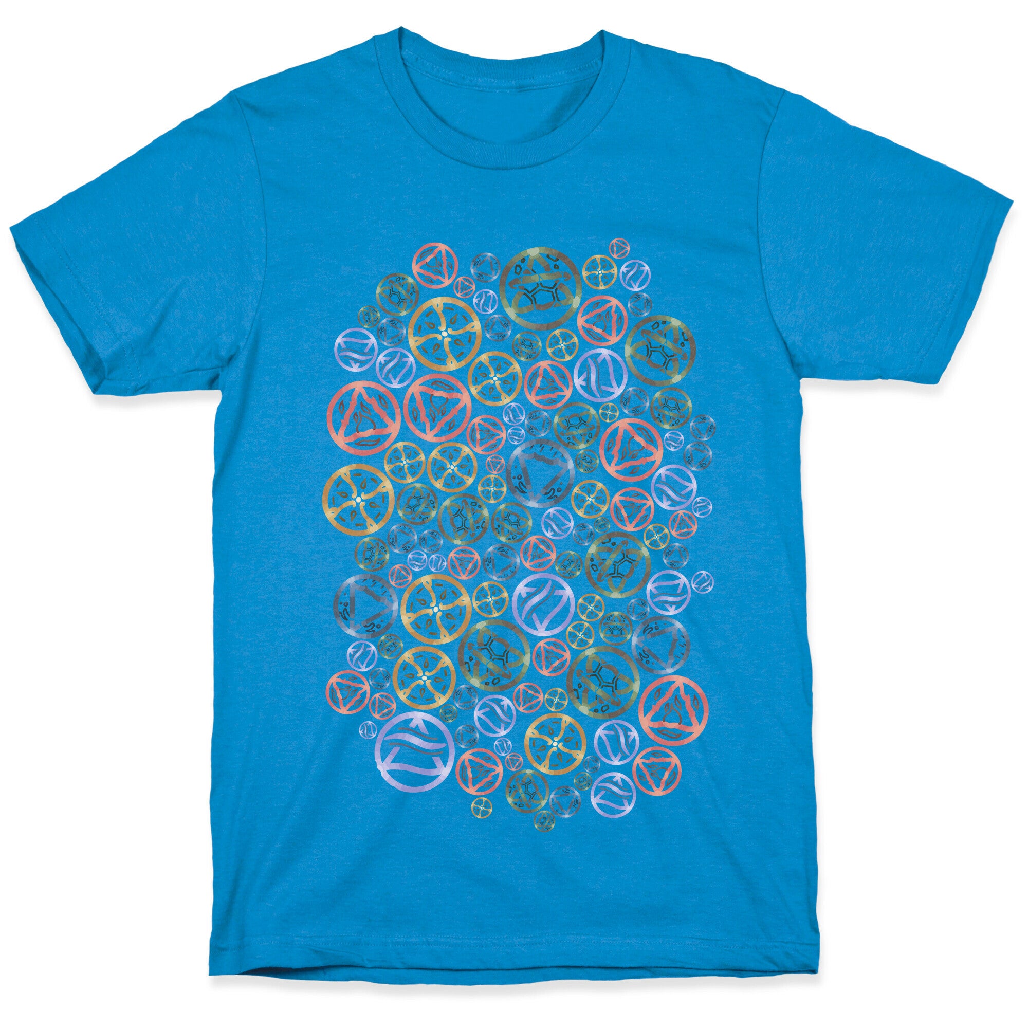 Witch's Elements Pattern T-Shirt