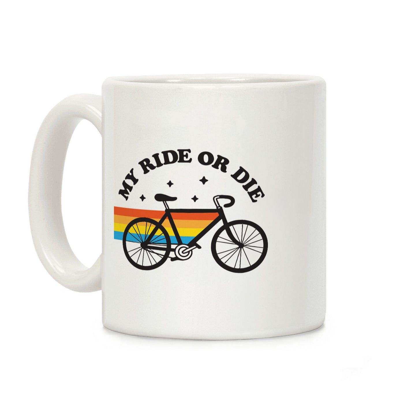 My Ride Or Die Bicycle Coffee Mug