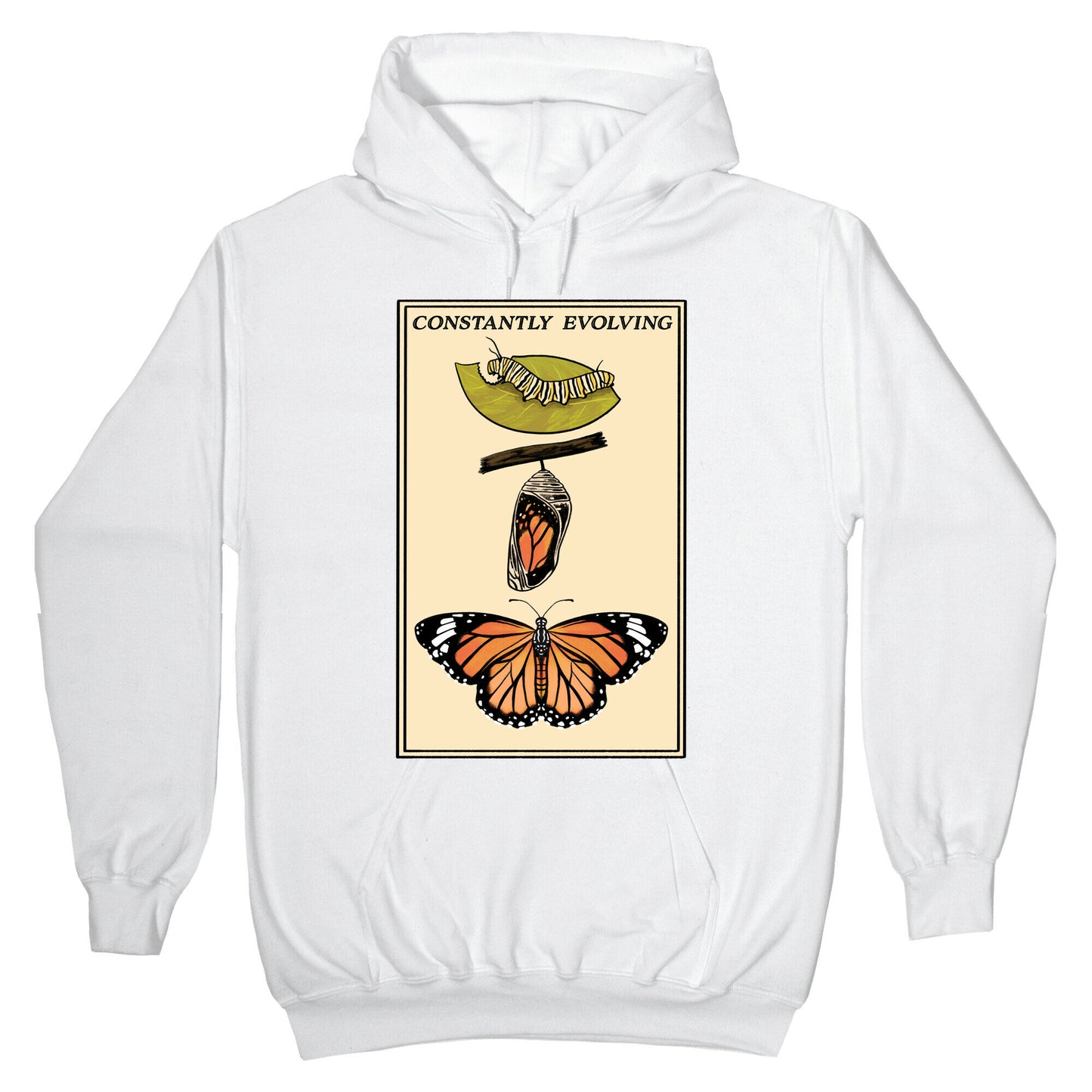 Constantly Evolving Monarch Butterfly Hoodie