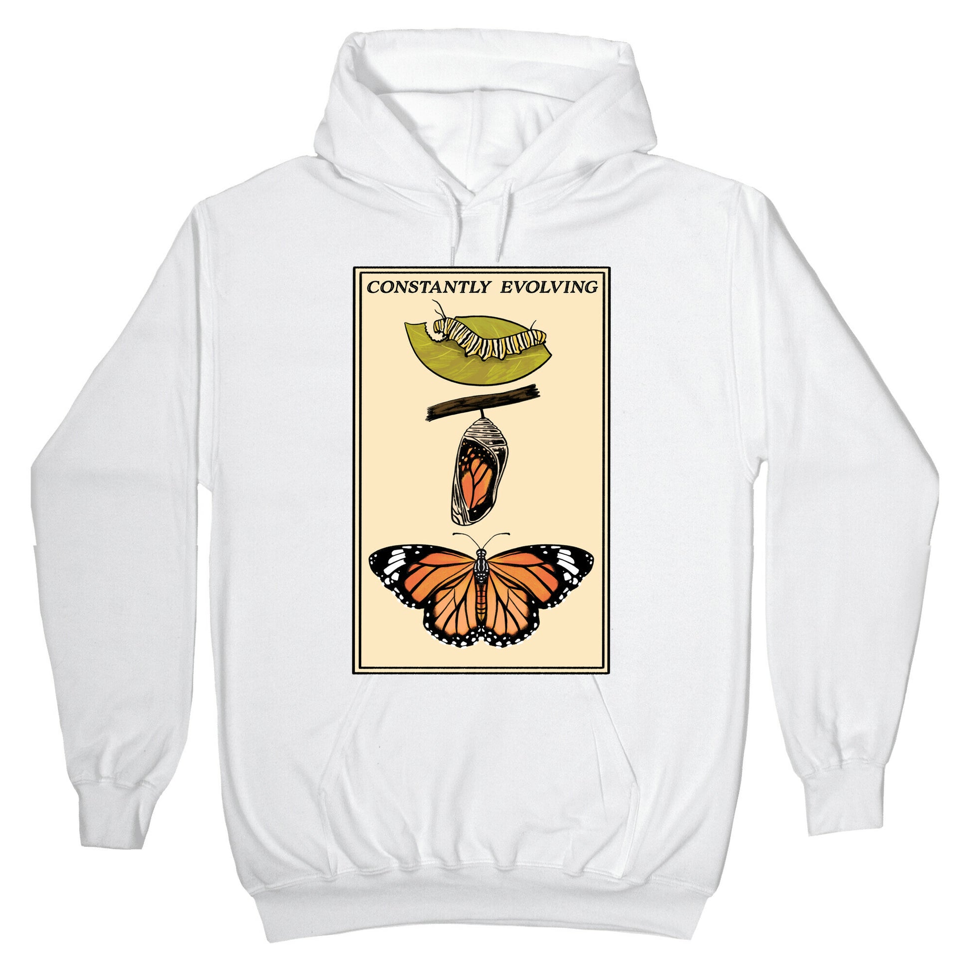 Constantly Evolving Monarch Butterfly Hoodie