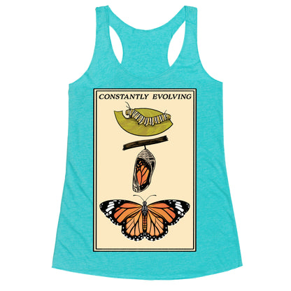 Constantly Evolving Monarch Butterfly Racerback Tank