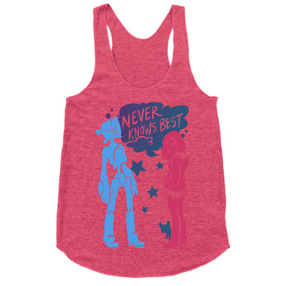 Never Knows Best Racerback Tank