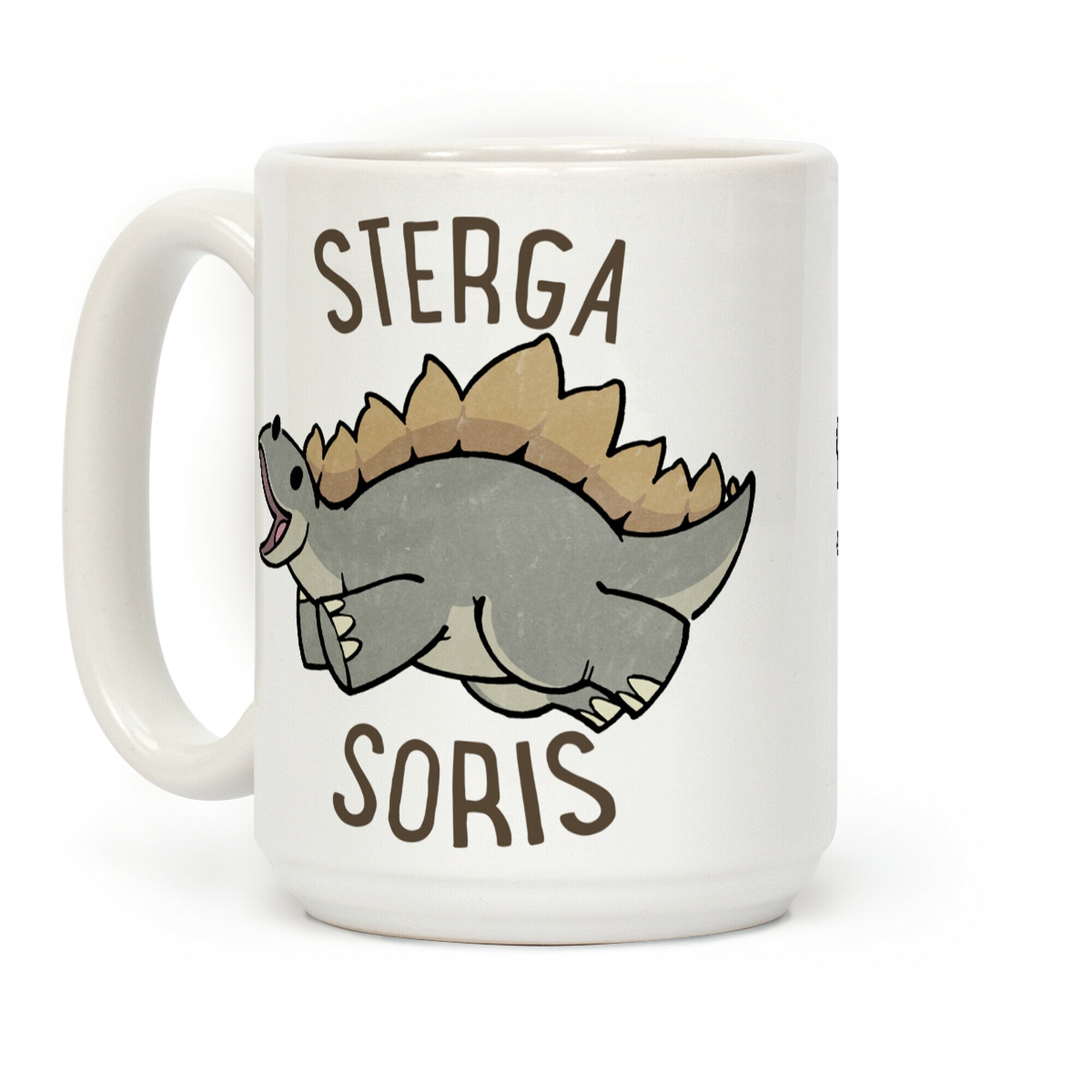 Derpy Stegosaurus Animal Coffee Mug