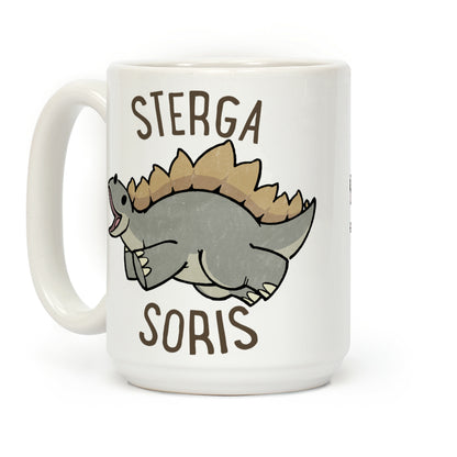 Derpy Stegosaurus Animal Coffee Mug