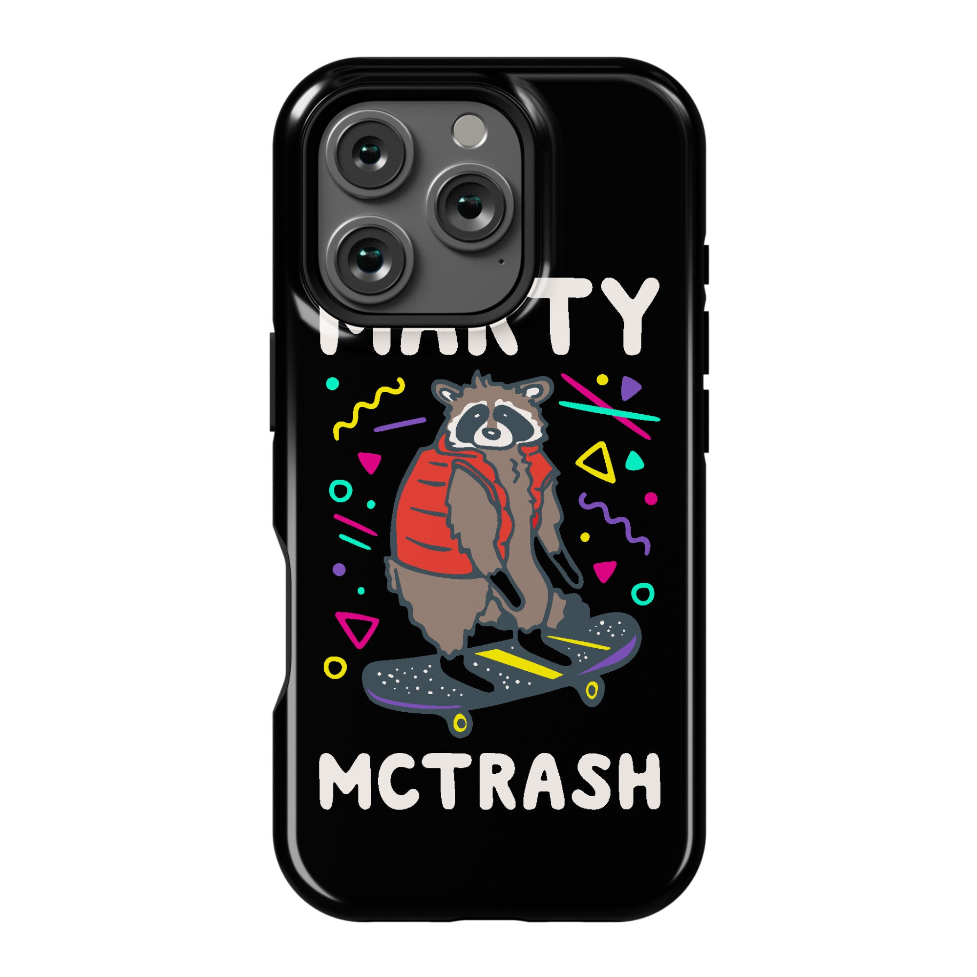 Marty McTrash Raccoon Parody Phone Case