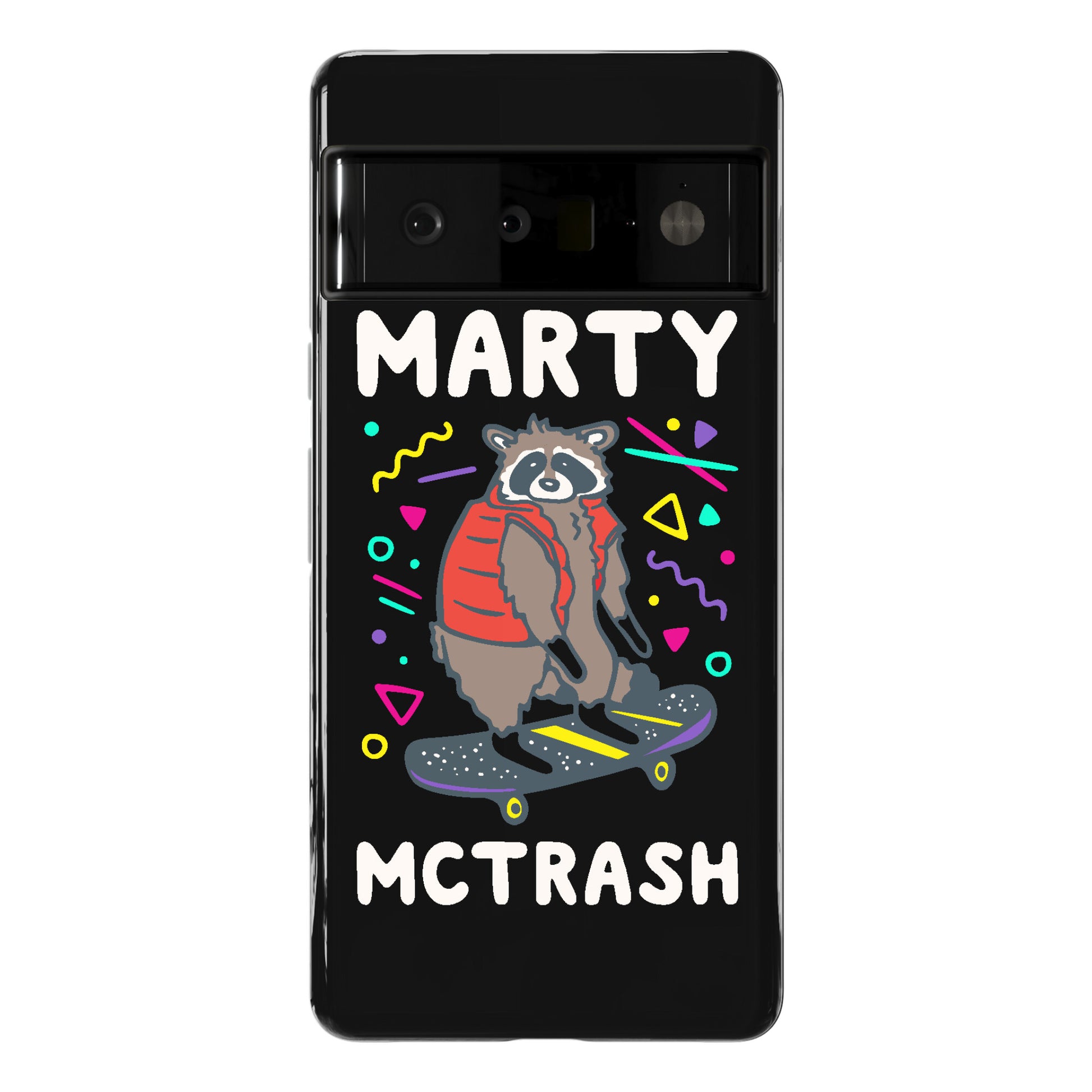 Marty McTrash Raccoon Parody Phone Case