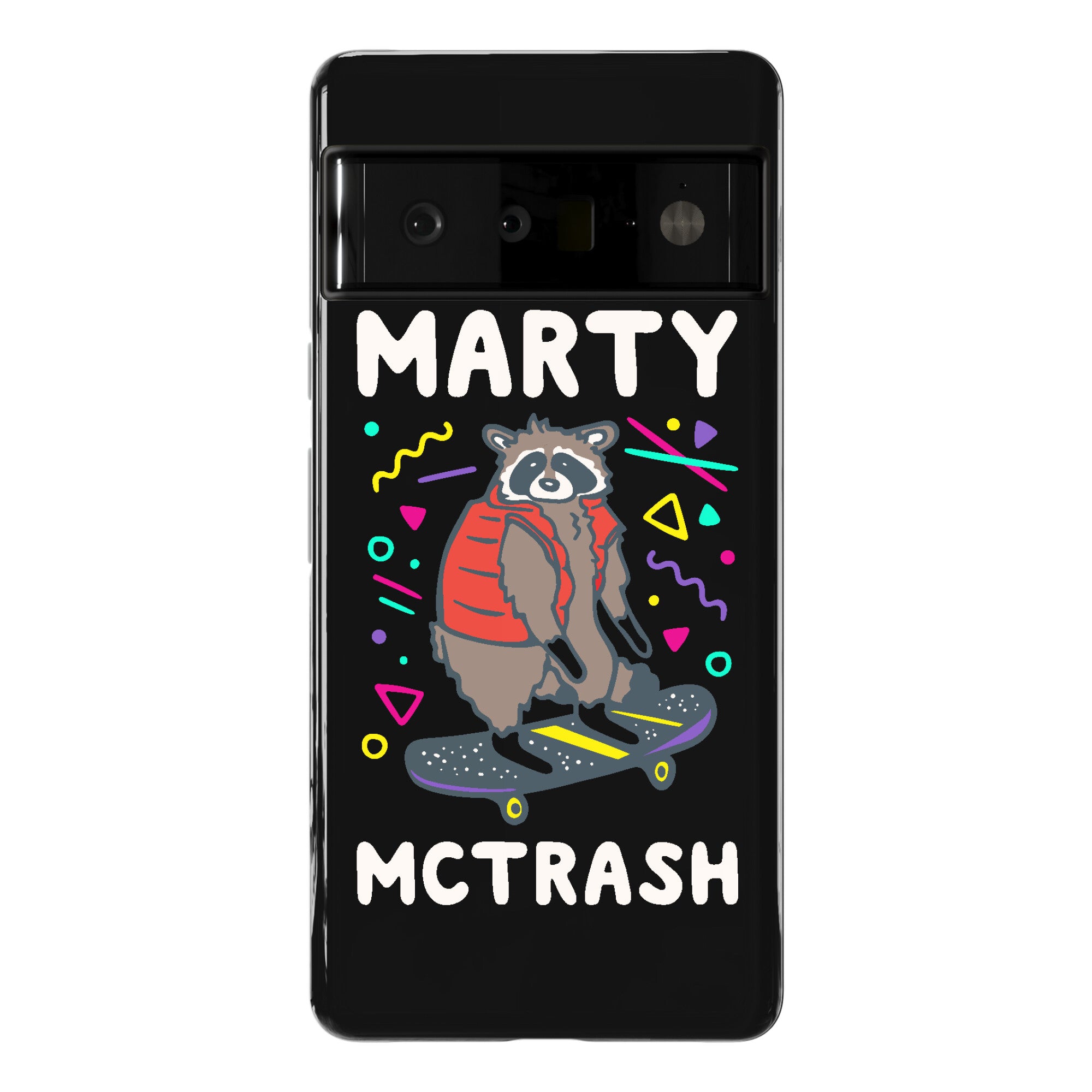Marty McTrash Raccoon Parody Phone Case