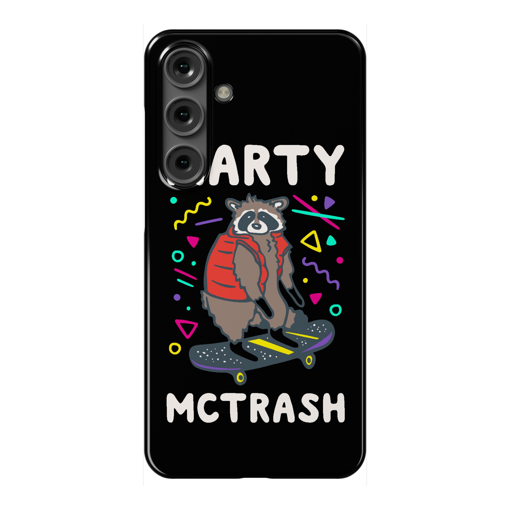 Marty McTrash Raccoon Parody Phone Case