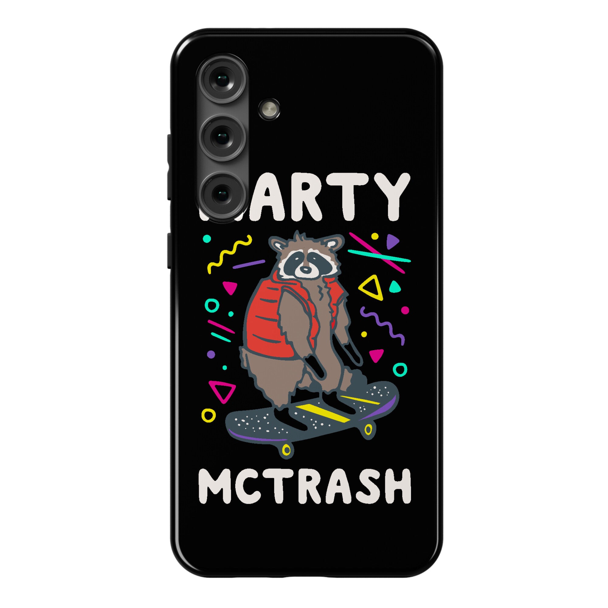 Marty McTrash Raccoon Parody Phone Case