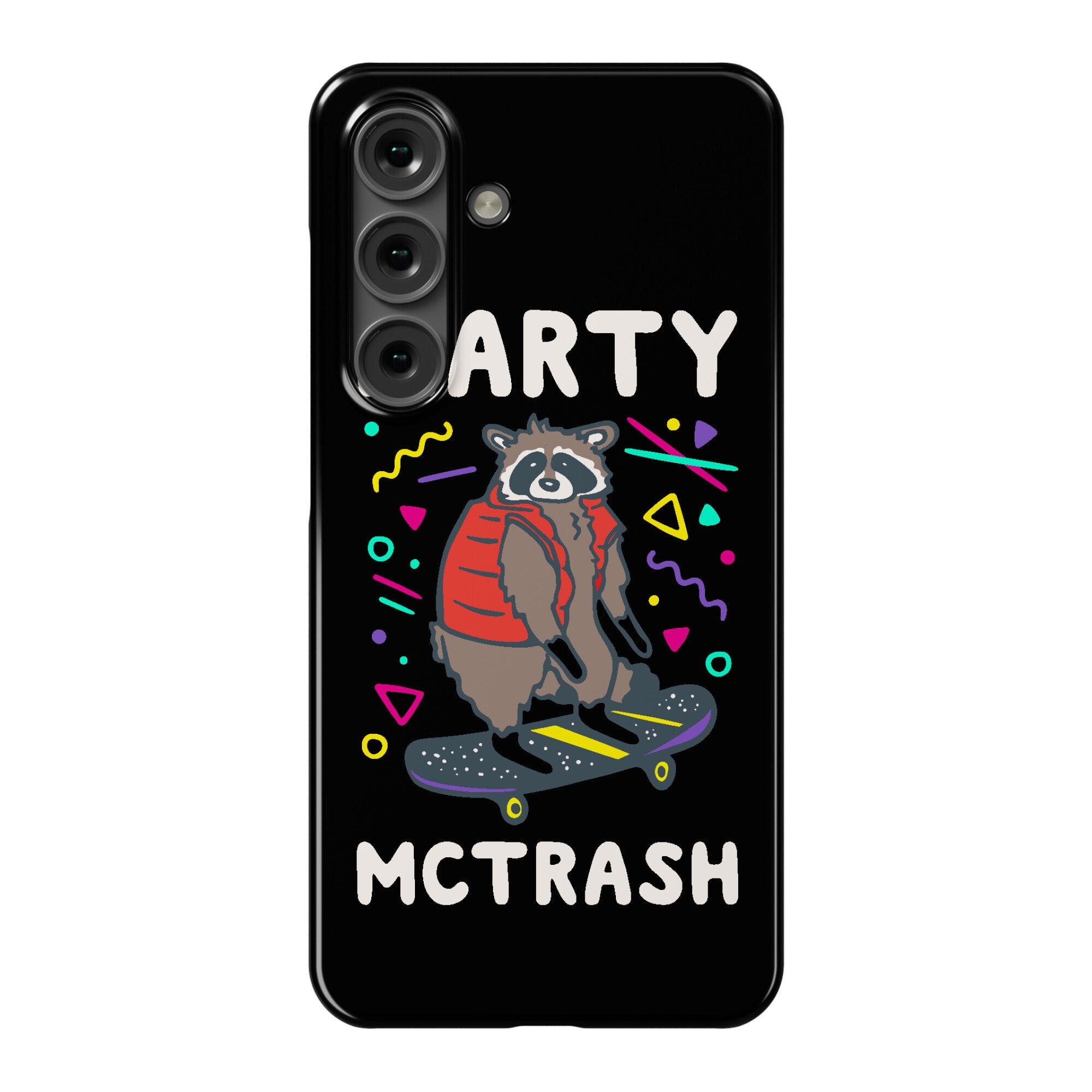 Marty McTrash Raccoon Parody Phone Case