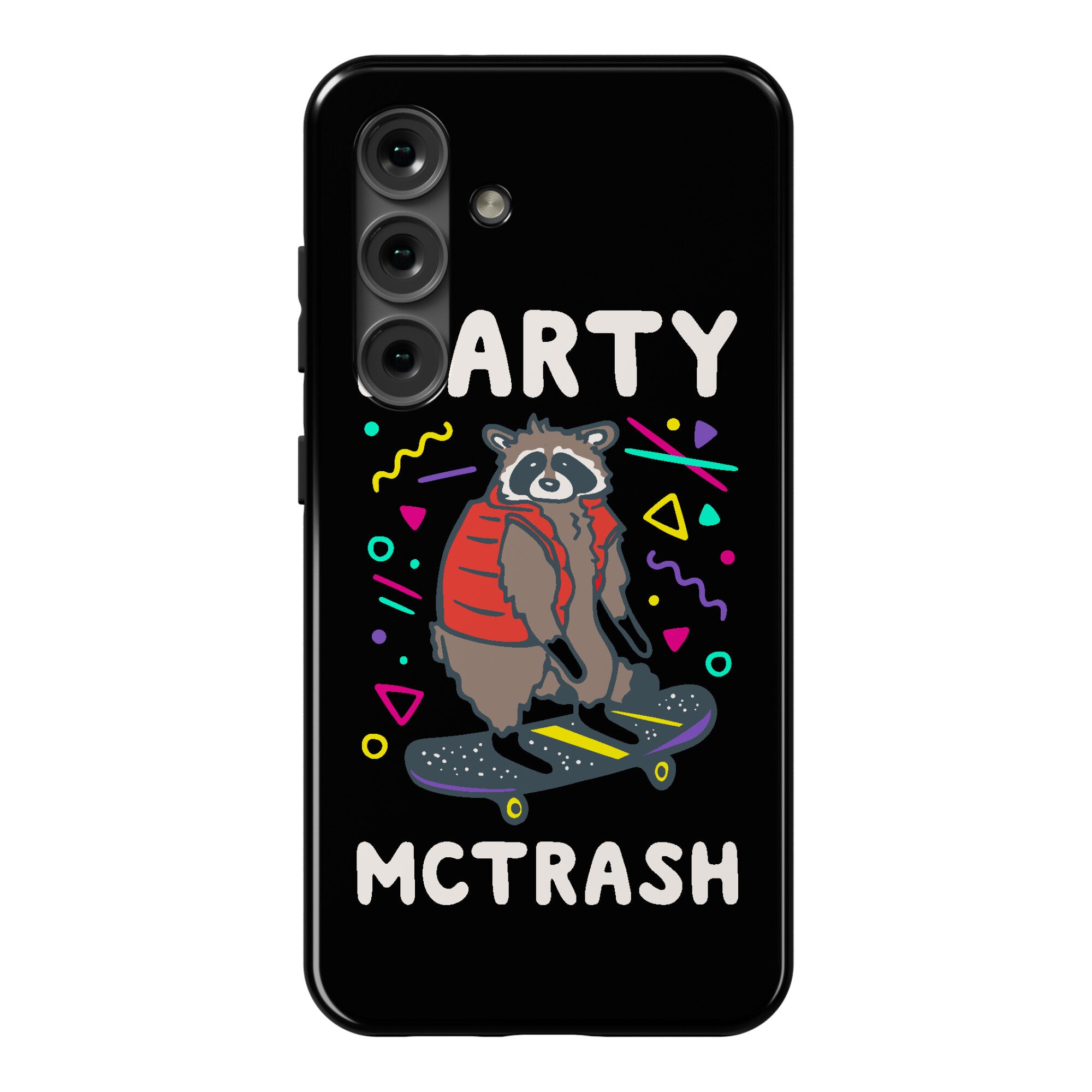Marty McTrash Raccoon Parody Phone Case