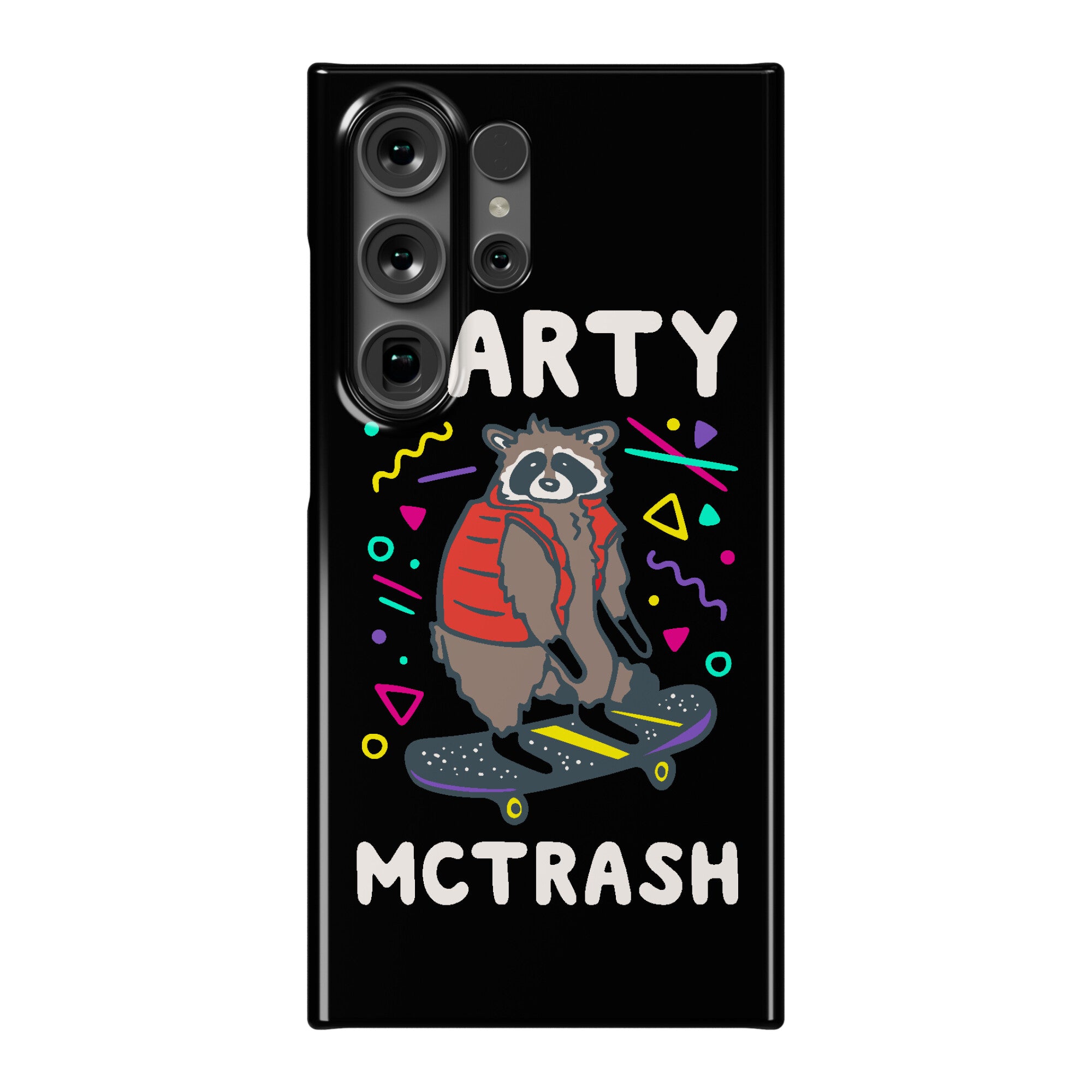 Marty McTrash Raccoon Parody Phone Case
