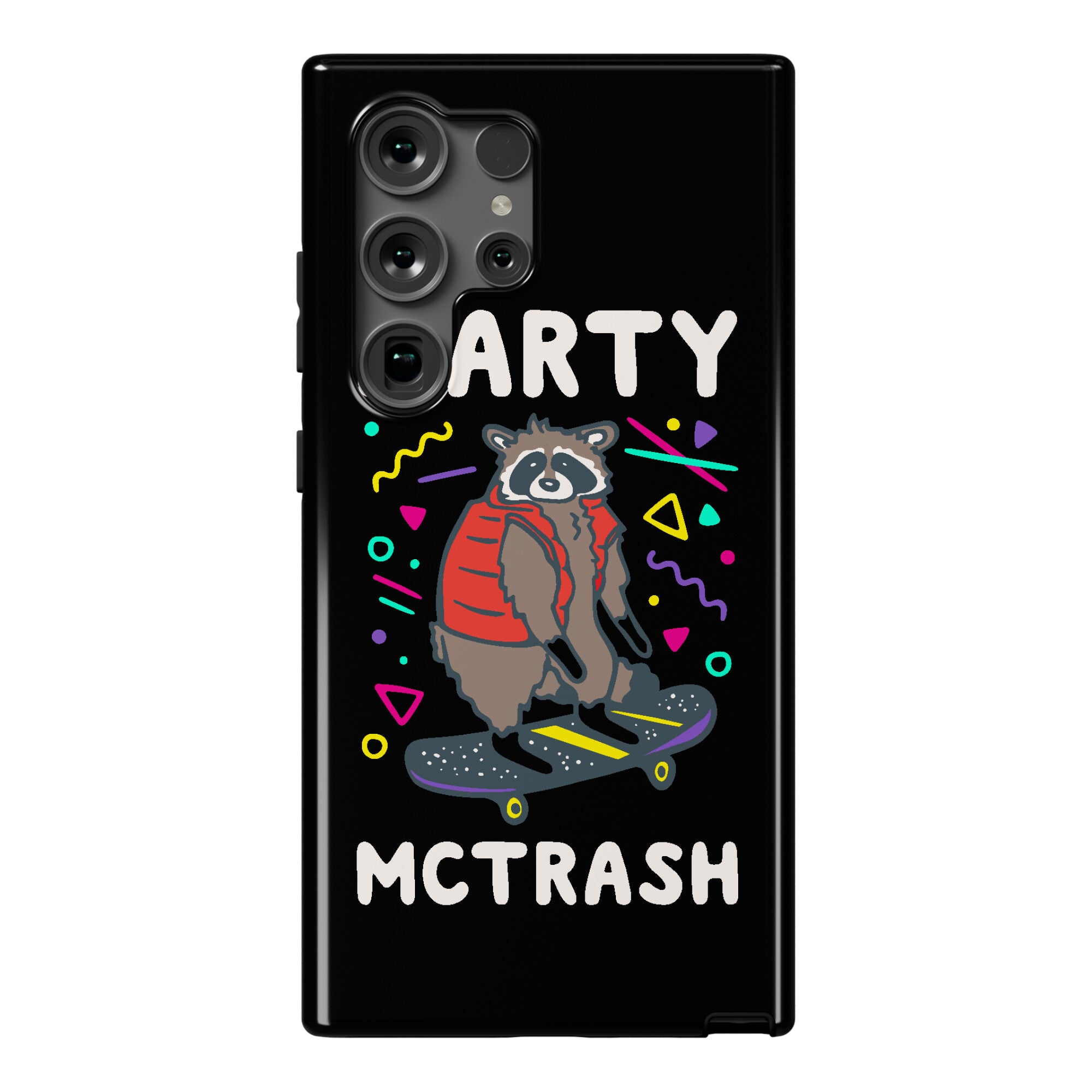 Marty McTrash Raccoon Parody Phone Case