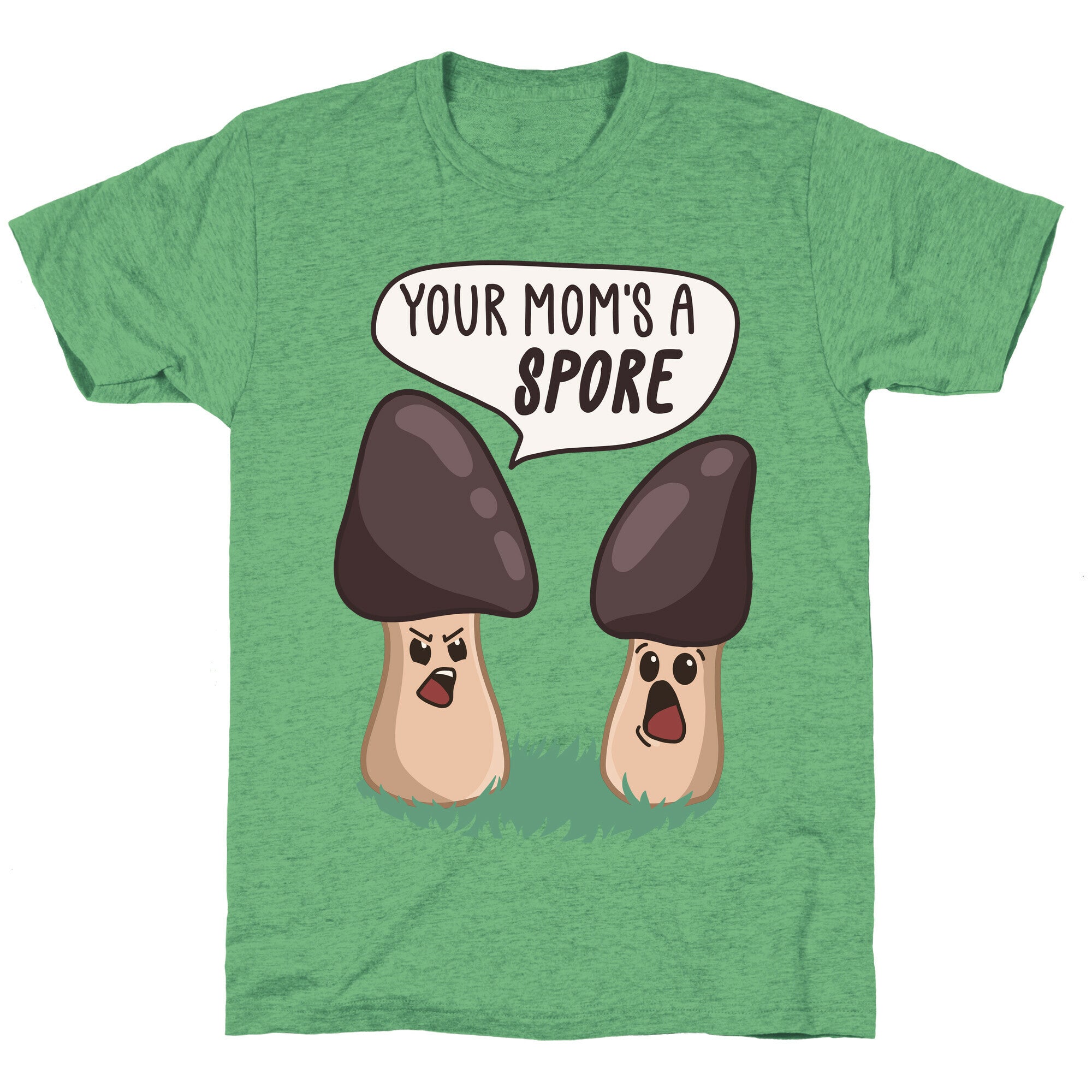 Your Mom's A Spore Cartoon Unisex Triblend Tee
