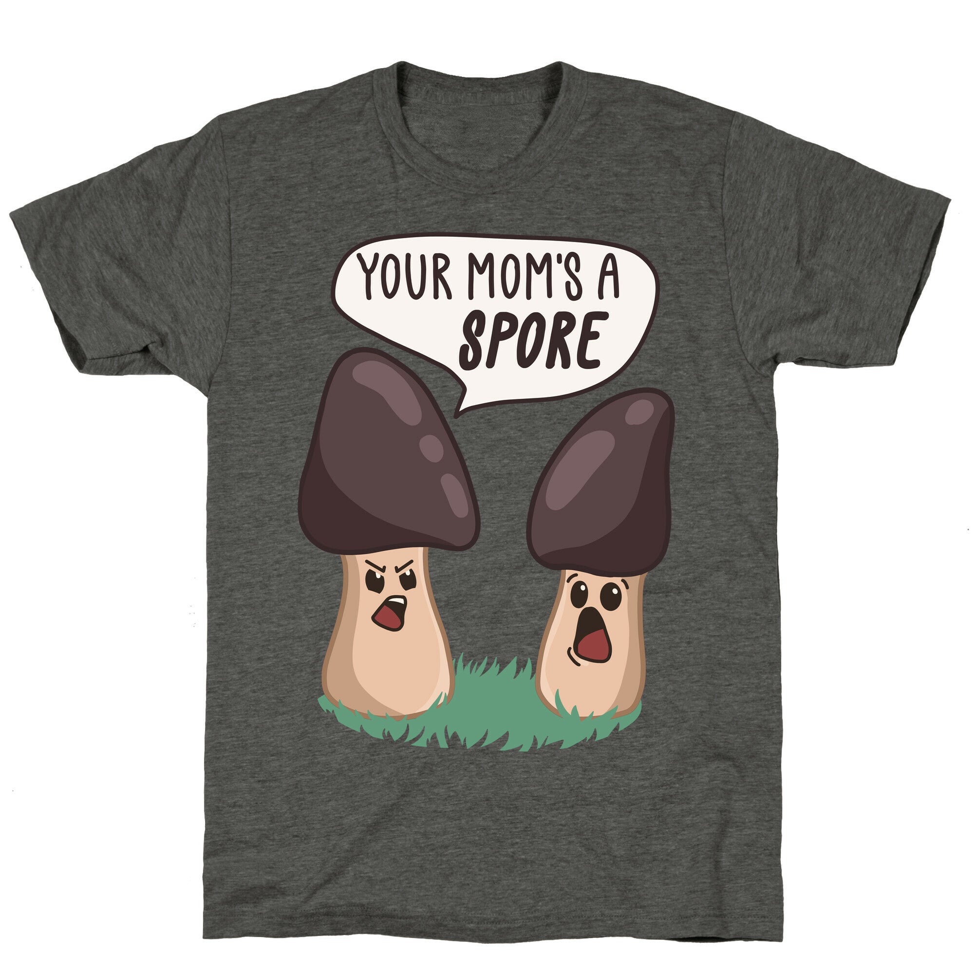 Your Mom's A Spore Cartoon Unisex Triblend Tee