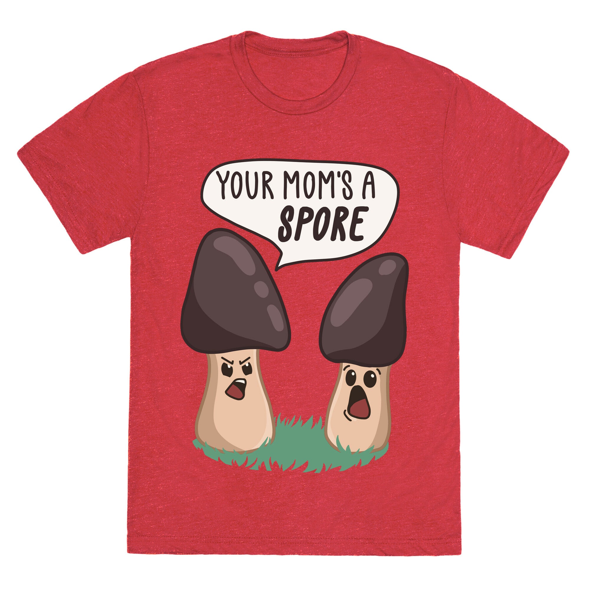 Your Mom's A Spore Cartoon Unisex Triblend Tee