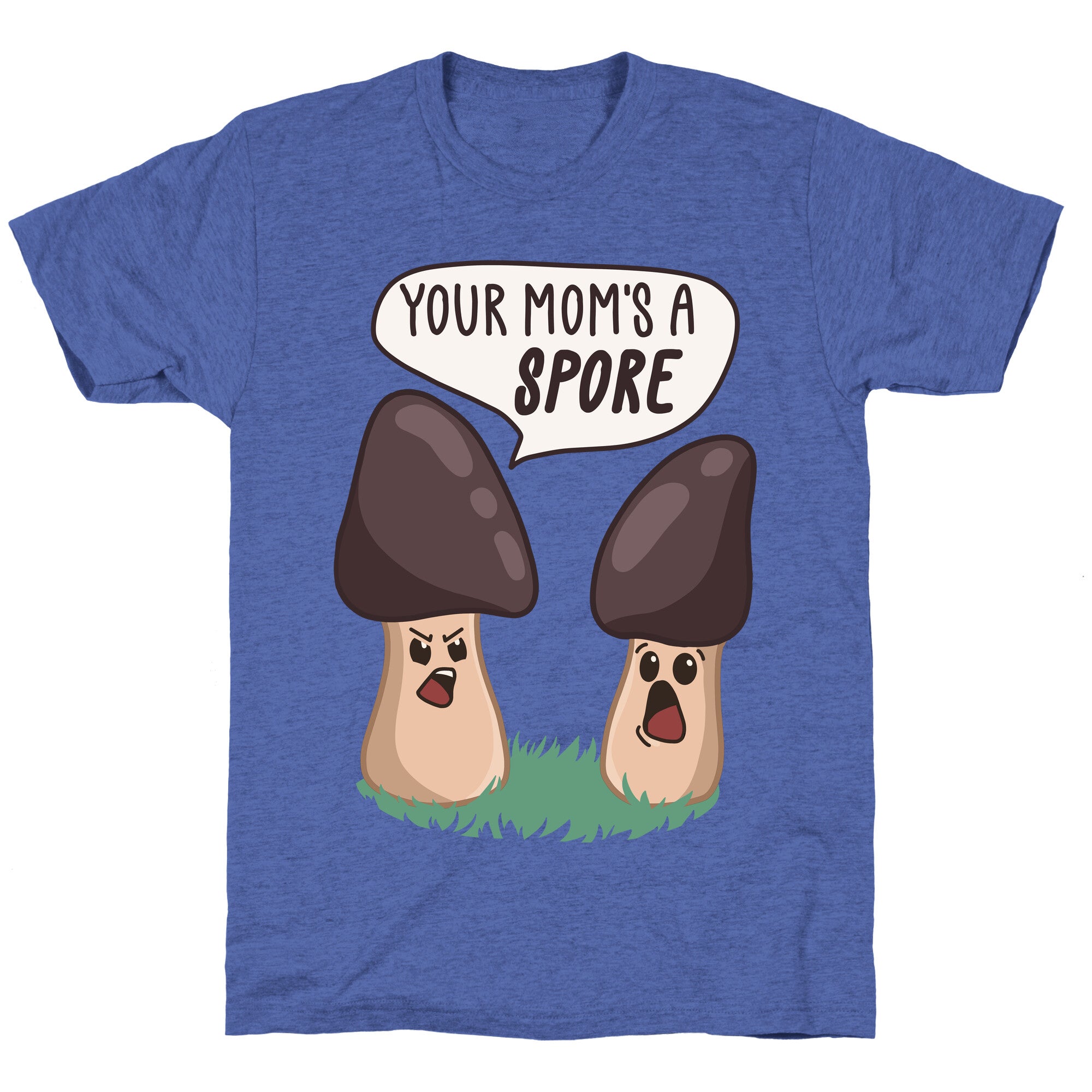 Your Mom's A Spore Cartoon Unisex Triblend Tee