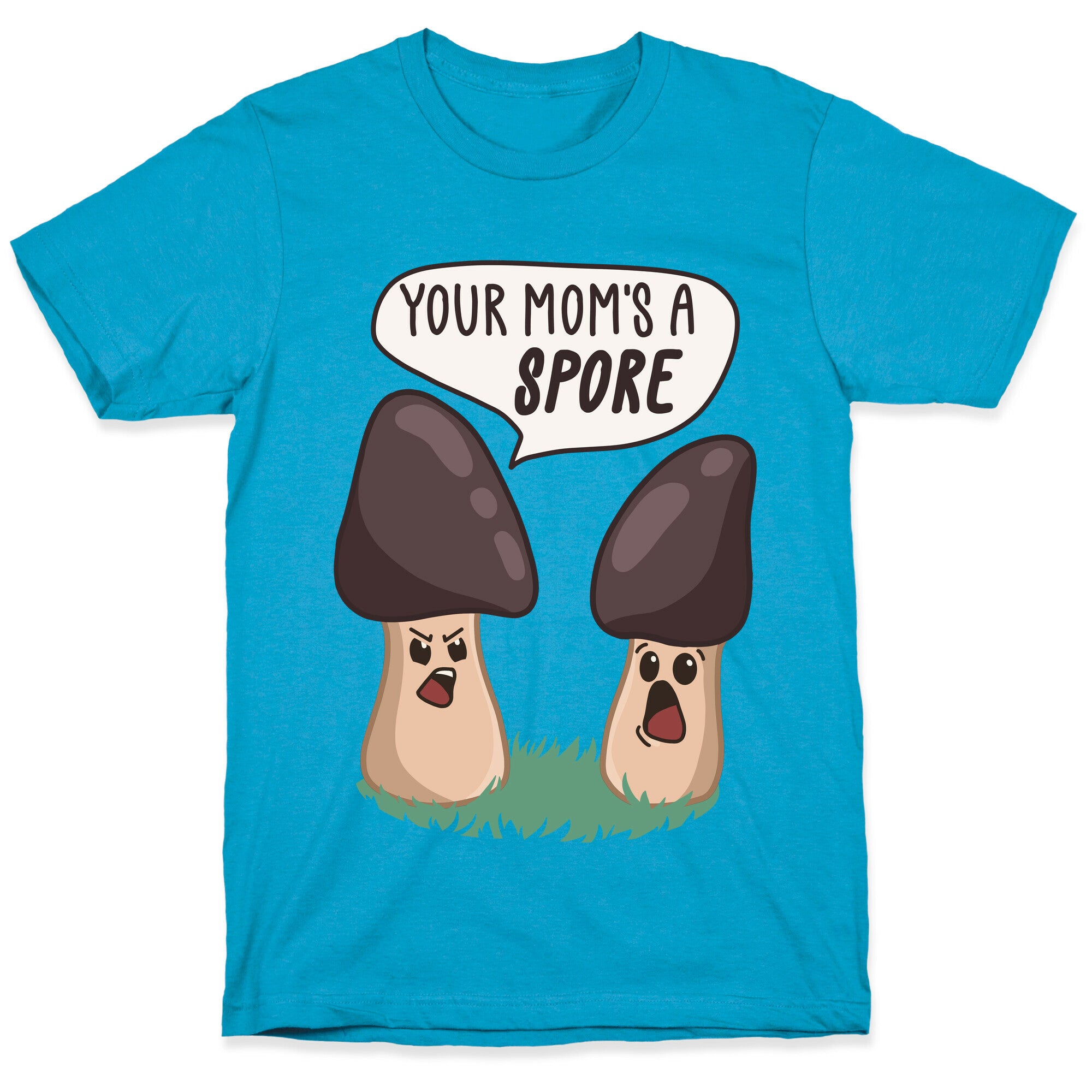 Your Mom's A Spore Cartoon Unisex Triblend Tee