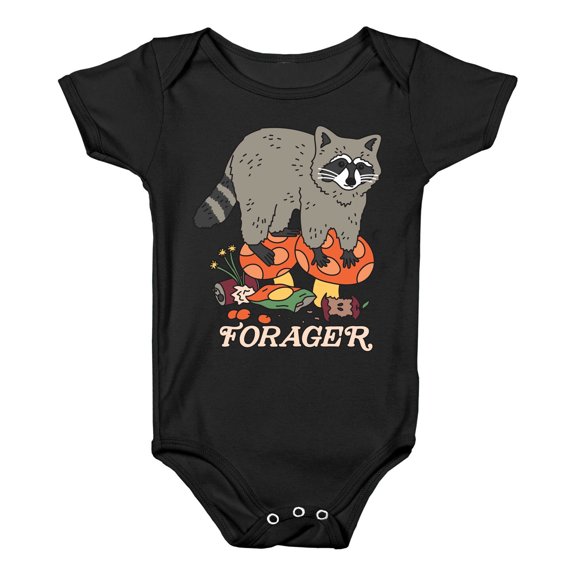 Forager Raccoon Baby One Piece