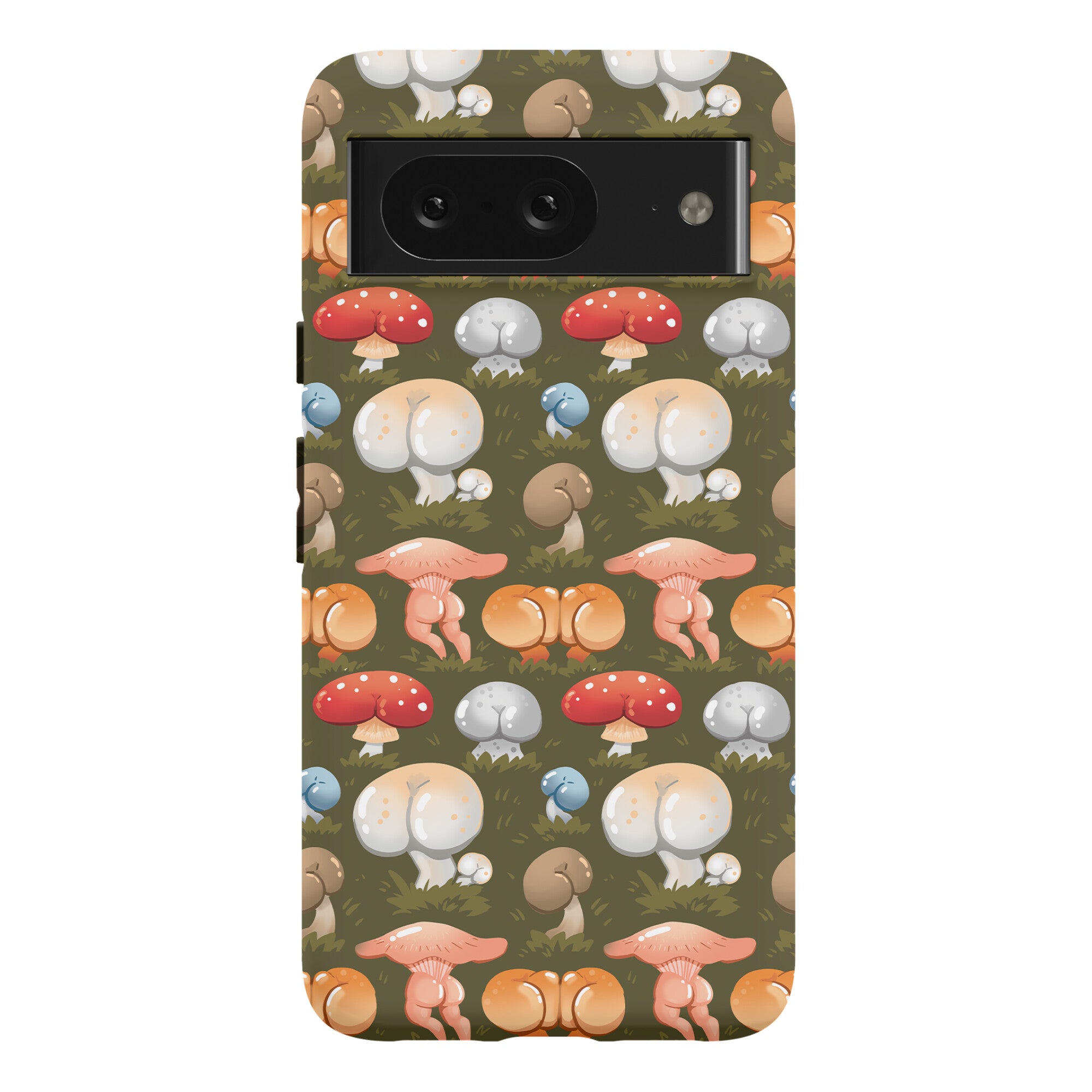 Butt Mushroom Pattern Phone Case