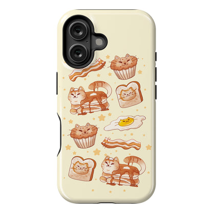 Breakfast Cats Phone Case