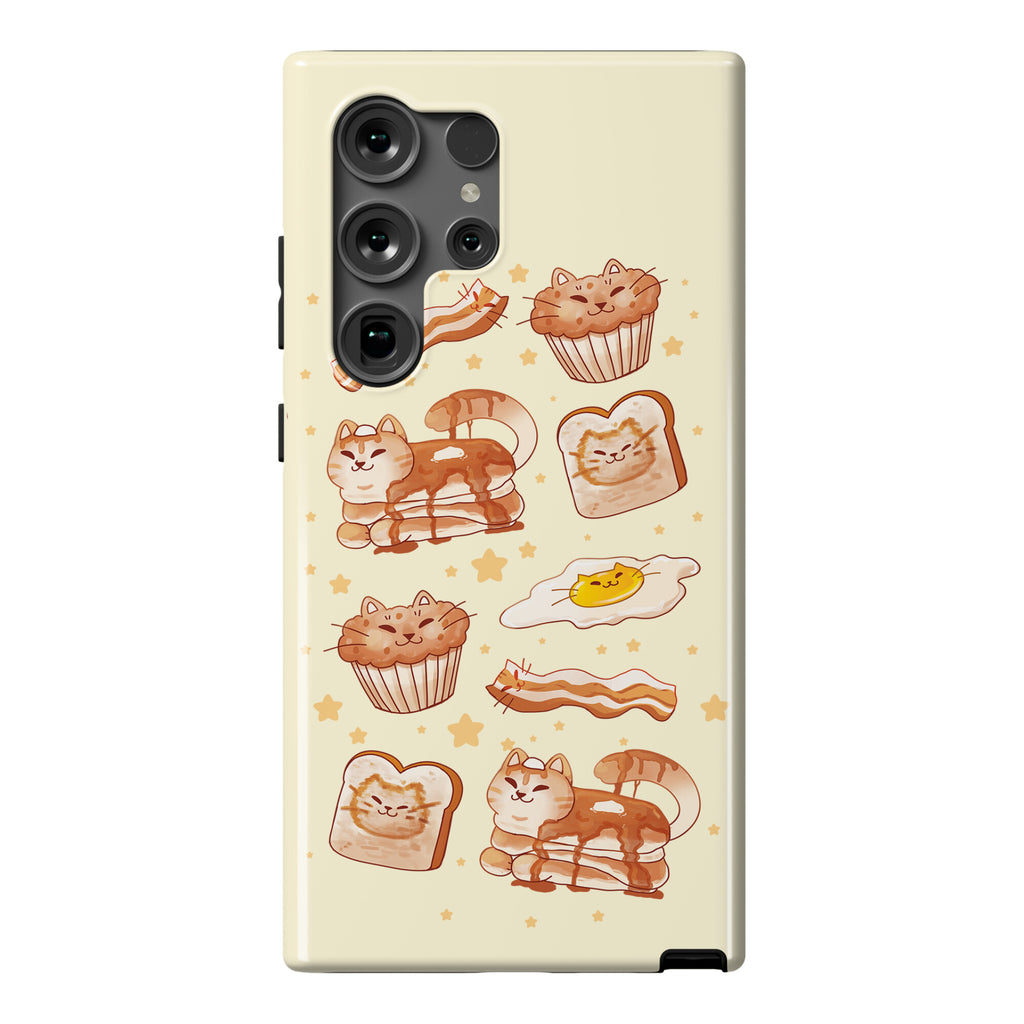 Breakfast Cats Phone Case