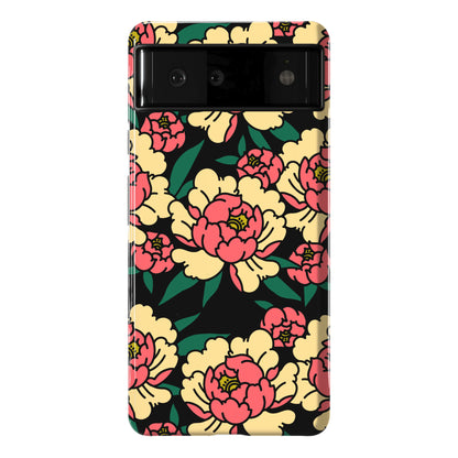 Traditional Tattoo Peony Red Phone Case