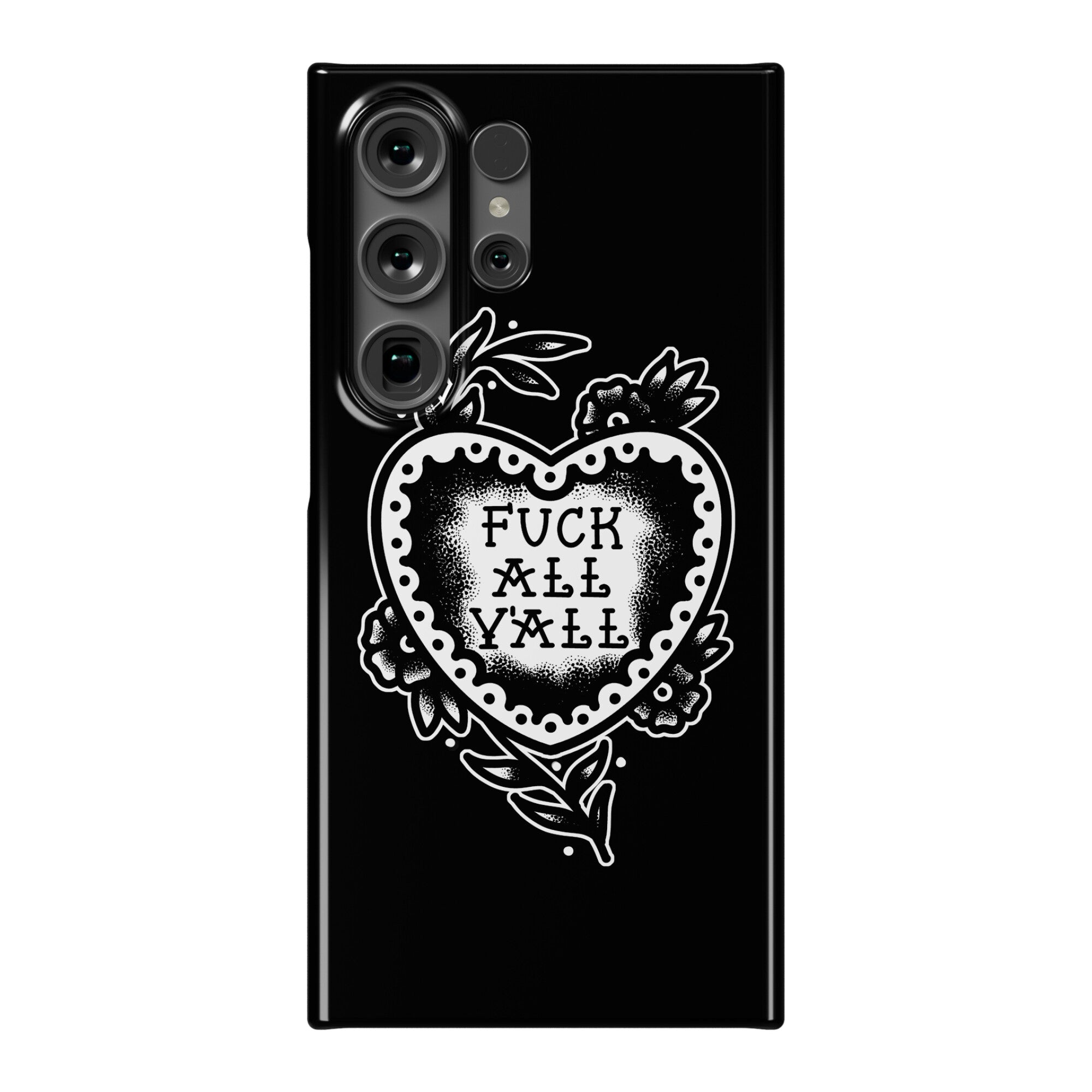 Fuck All Y'all Old School Tattoo Phone Case