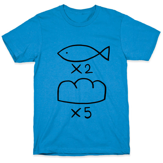 Saint Young Men Fish and Bread T-Shirt