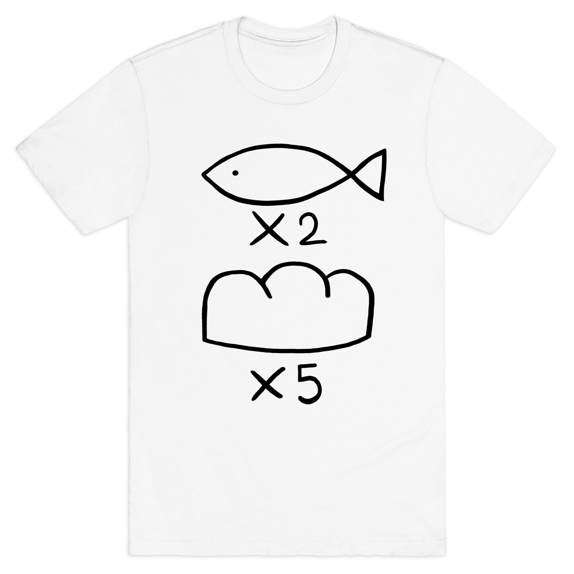 Saint Young Men Fish and Bread T-Shirt