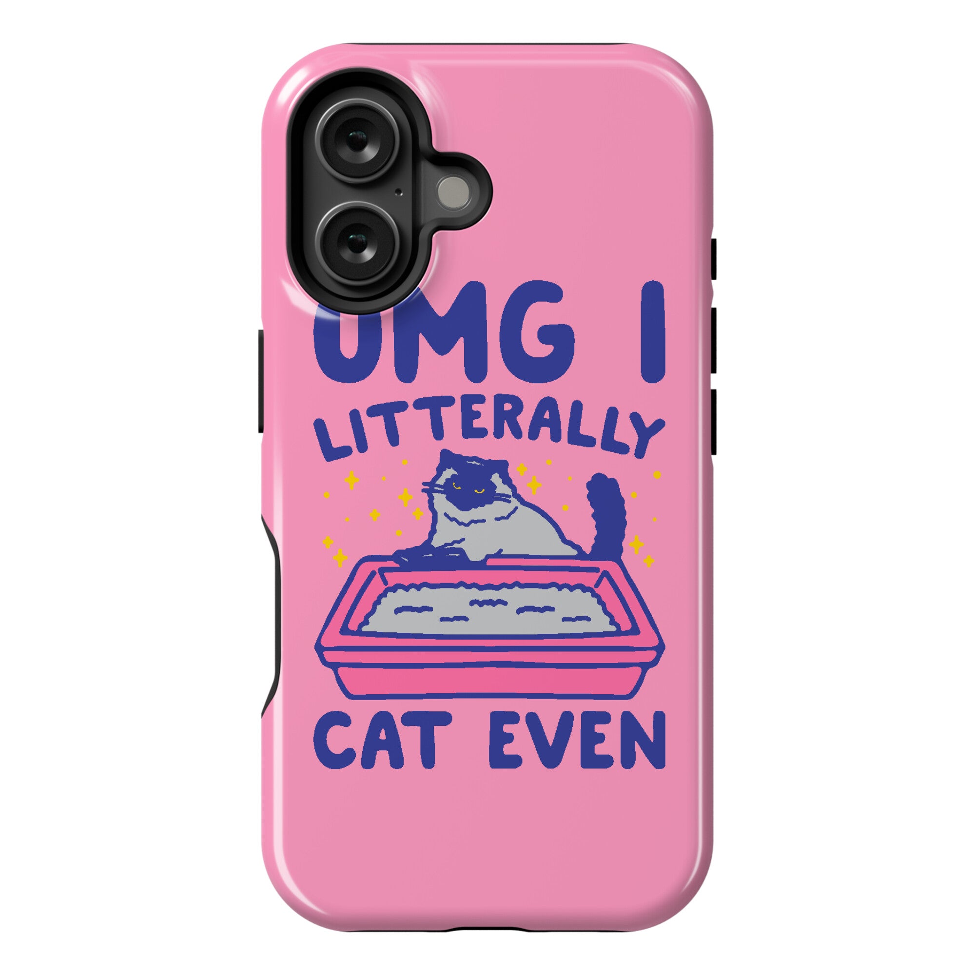 Omg I Litterally Cat Even  Phone Case