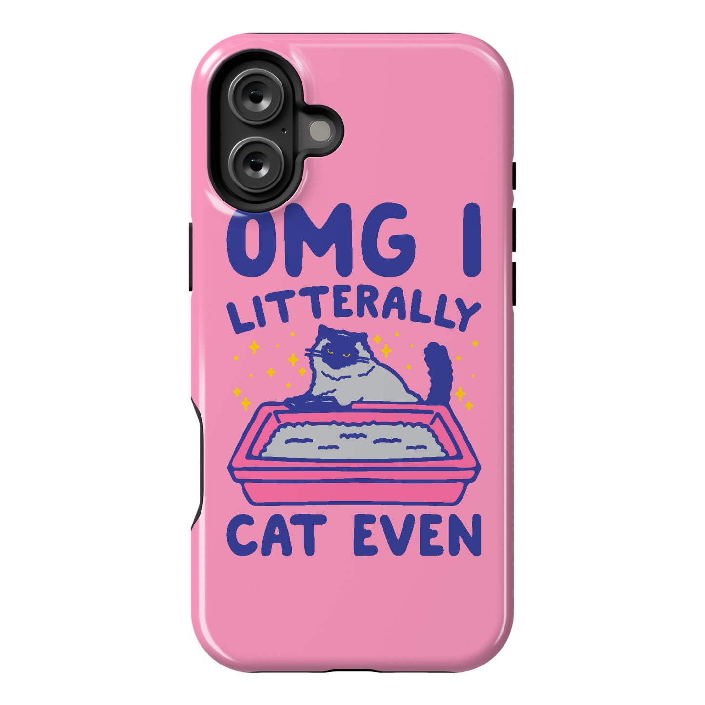 Omg I Litterally Cat Even  Phone Case