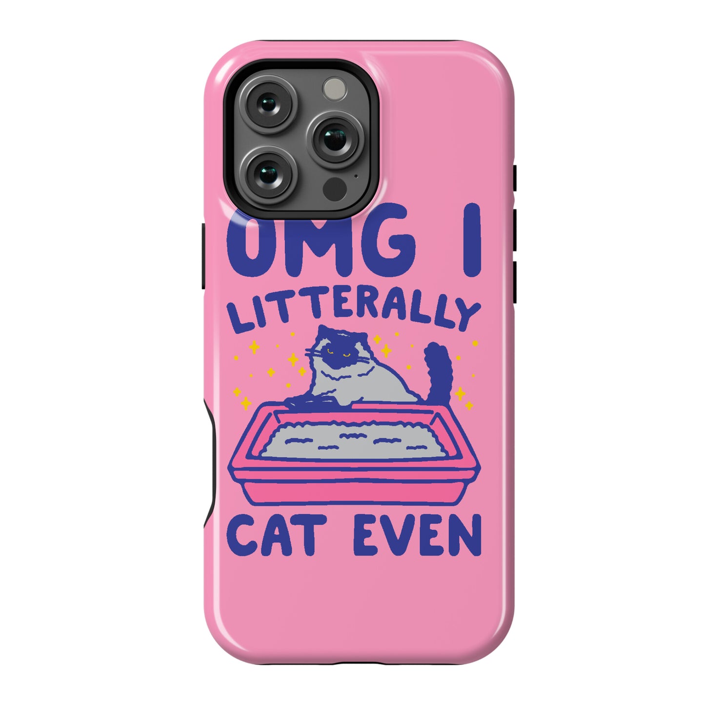 Omg I Litterally Cat Even  Phone Case