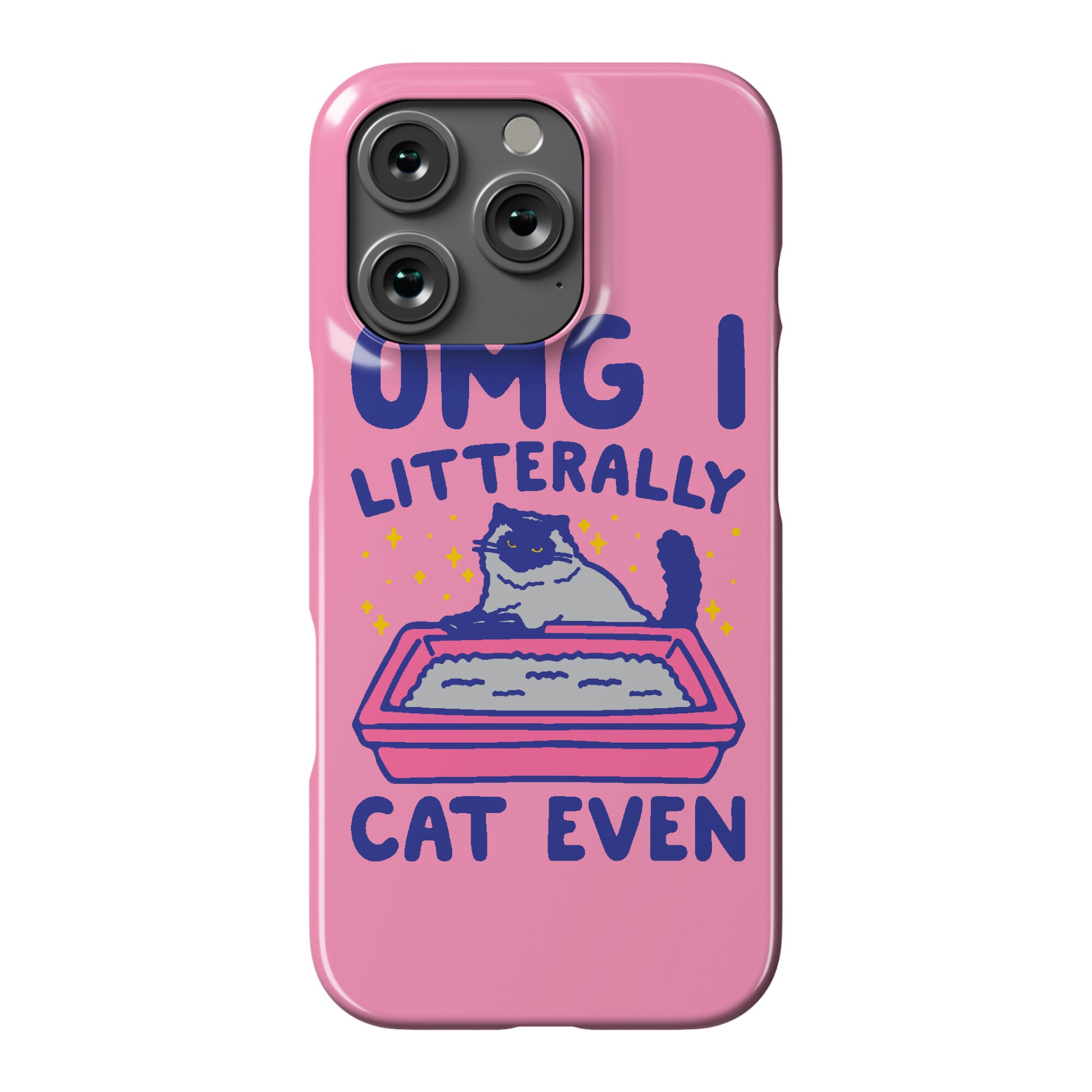 Omg I Litterally Cat Even  Phone Case