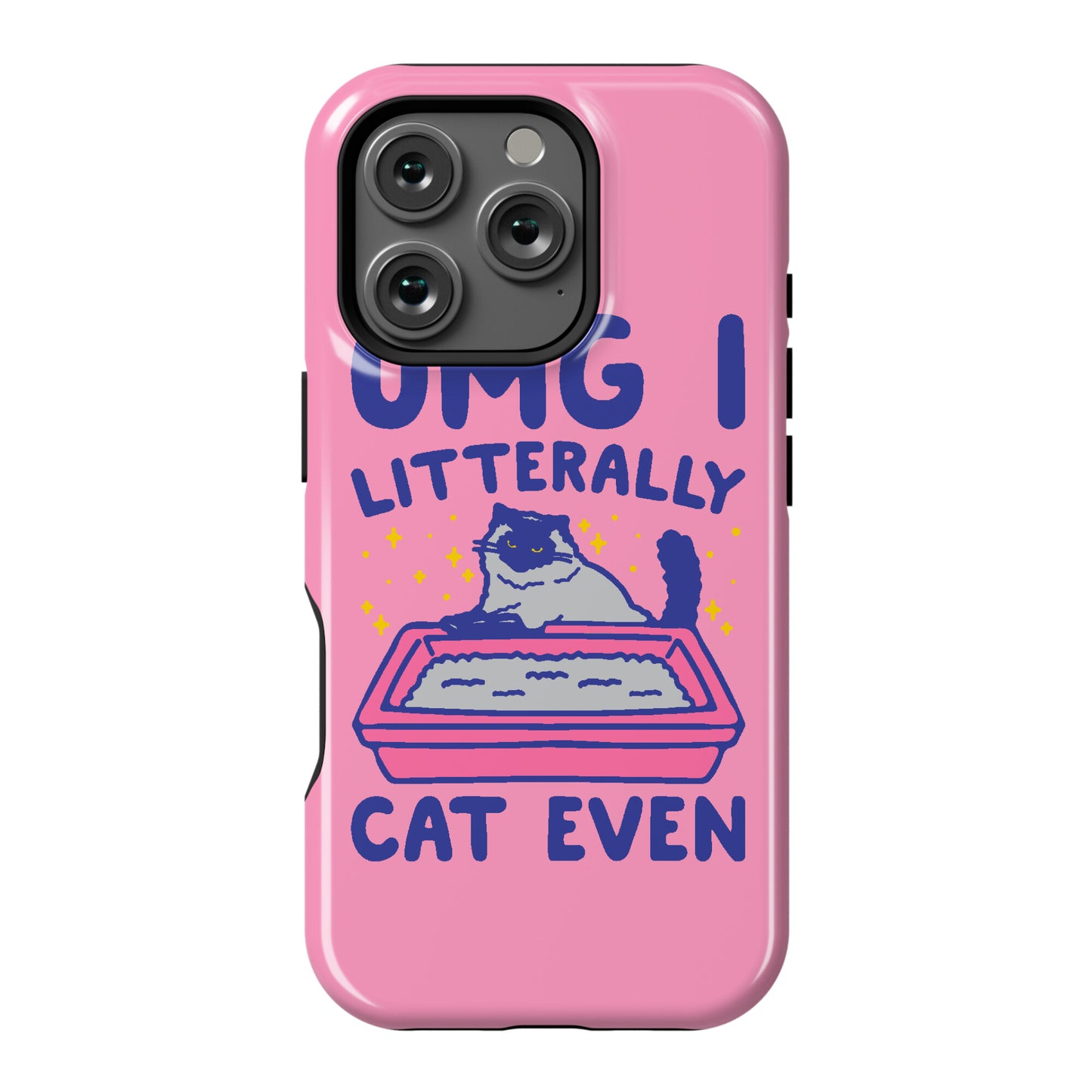 Omg I Litterally Cat Even  Phone Case