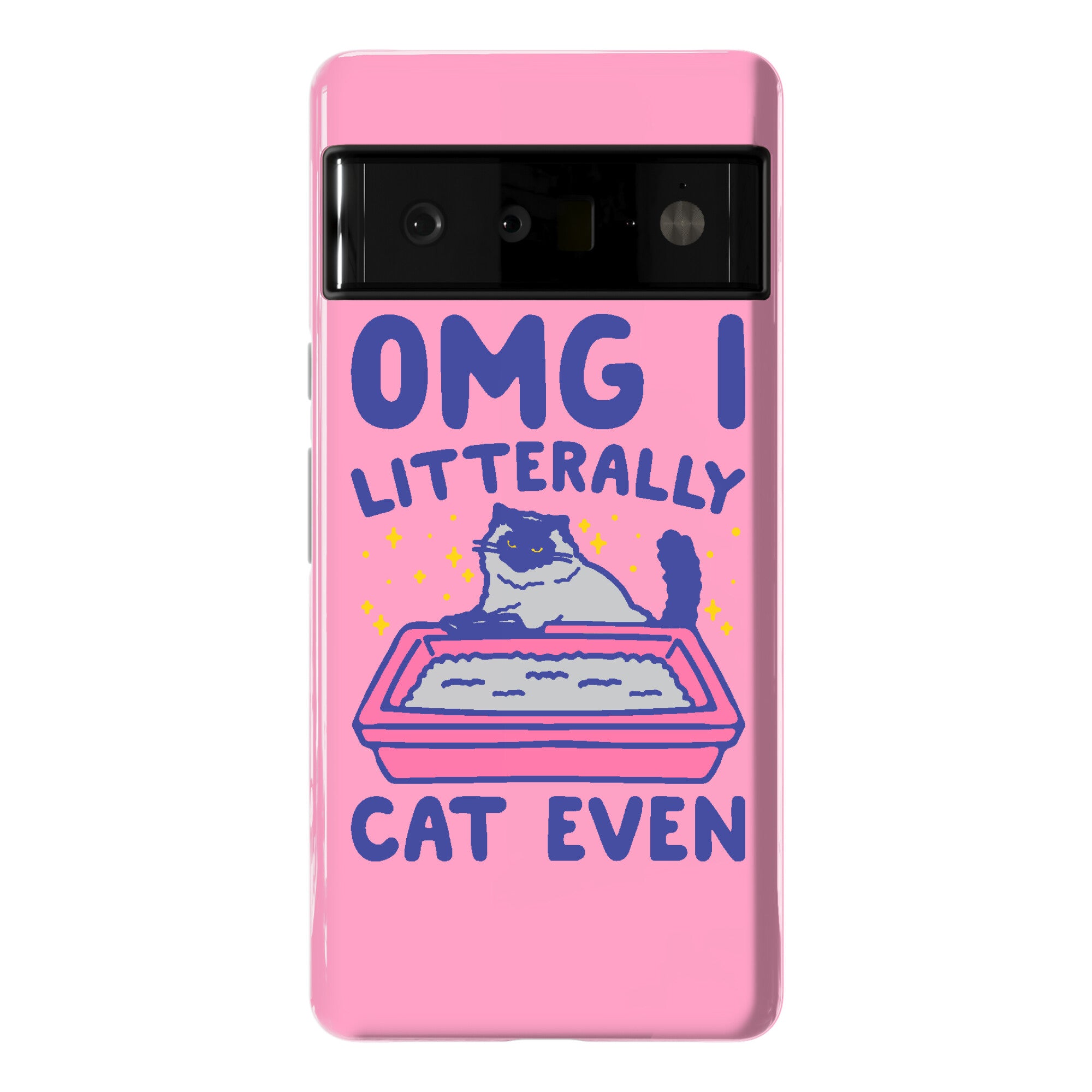 Omg I Litterally Cat Even  Phone Case