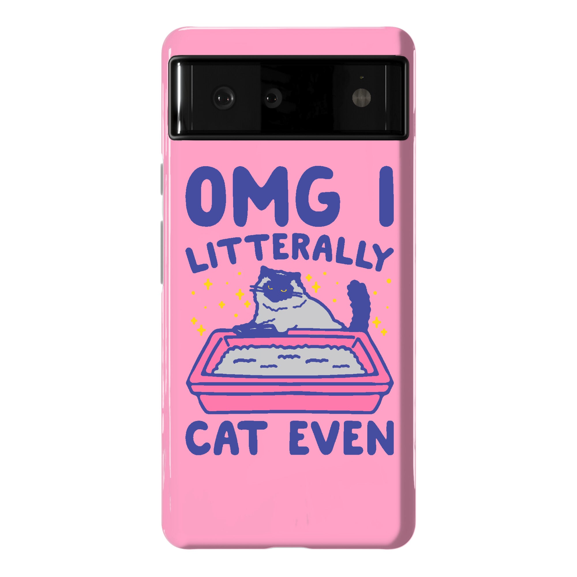 Omg I Litterally Cat Even  Phone Case