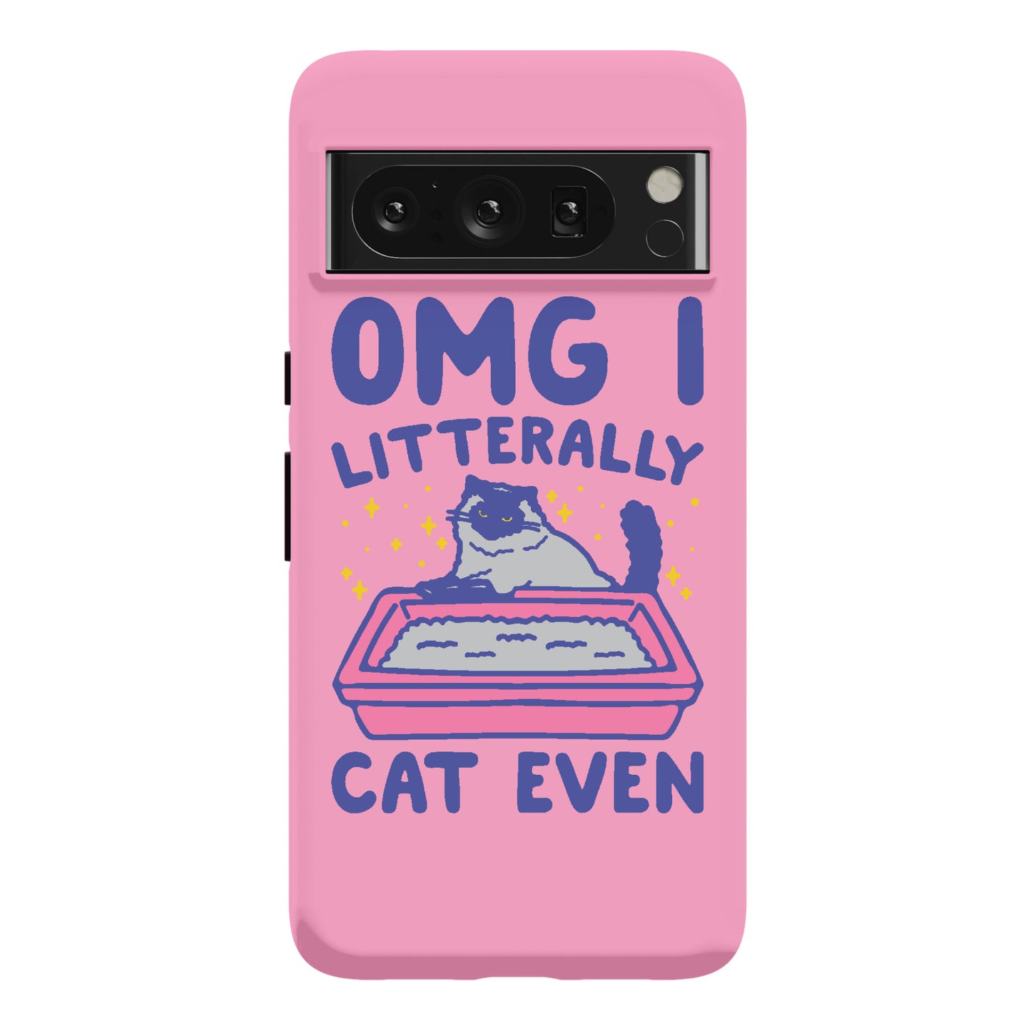 Omg I Litterally Cat Even  Phone Case