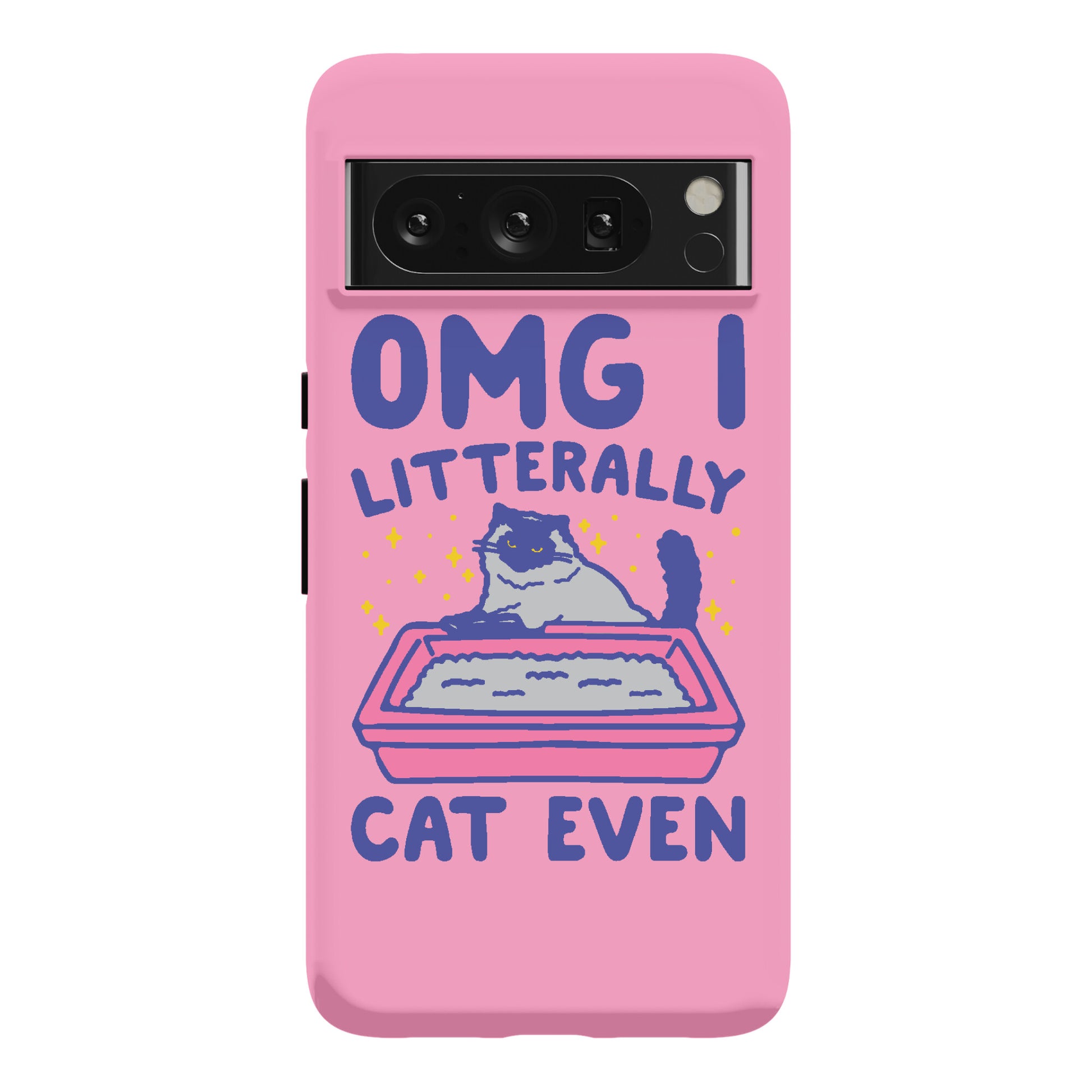 Omg I Litterally Cat Even  Phone Case