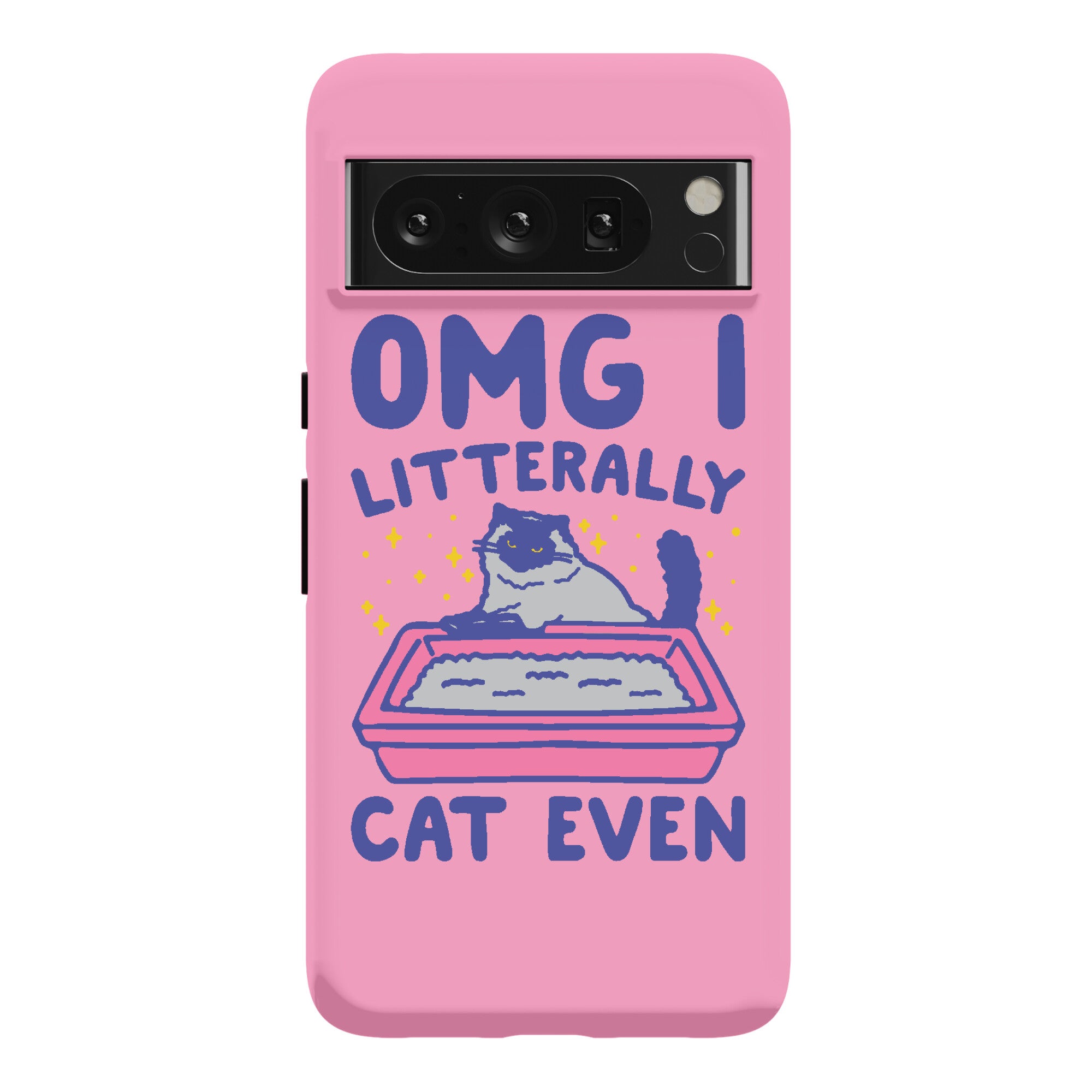 Omg I Litterally Cat Even  Phone Case