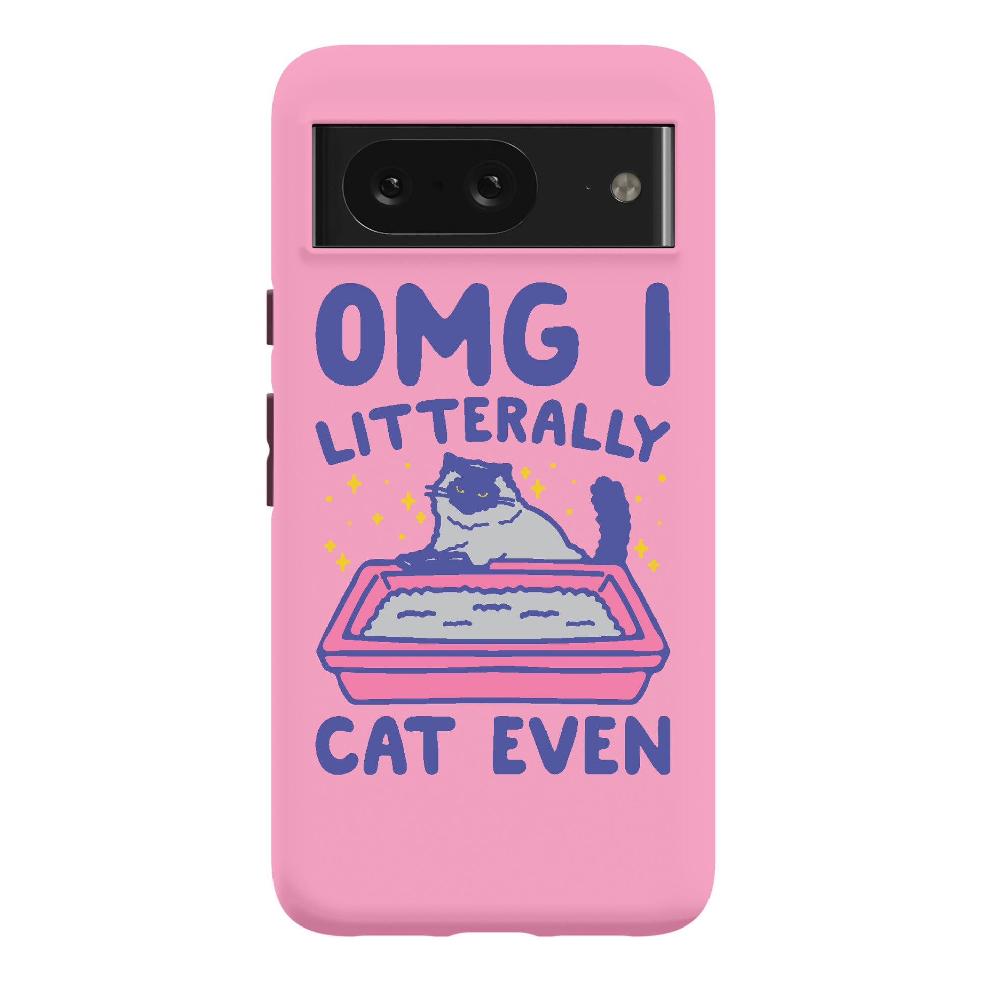 Omg I Litterally Cat Even  Phone Case