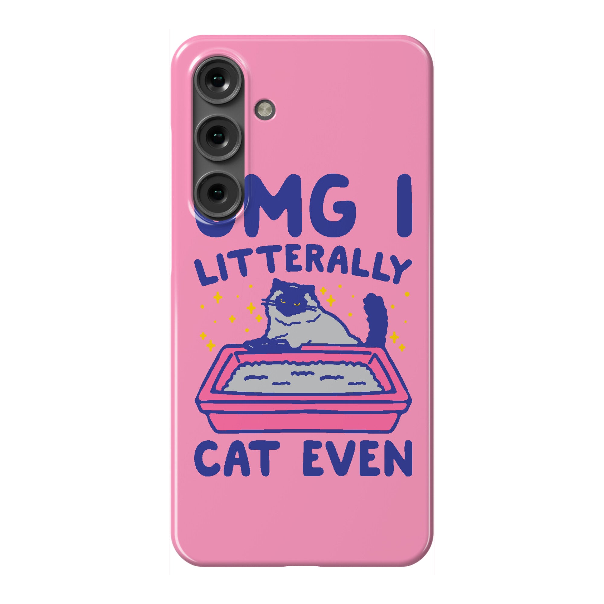 Omg I Litterally Cat Even  Phone Case