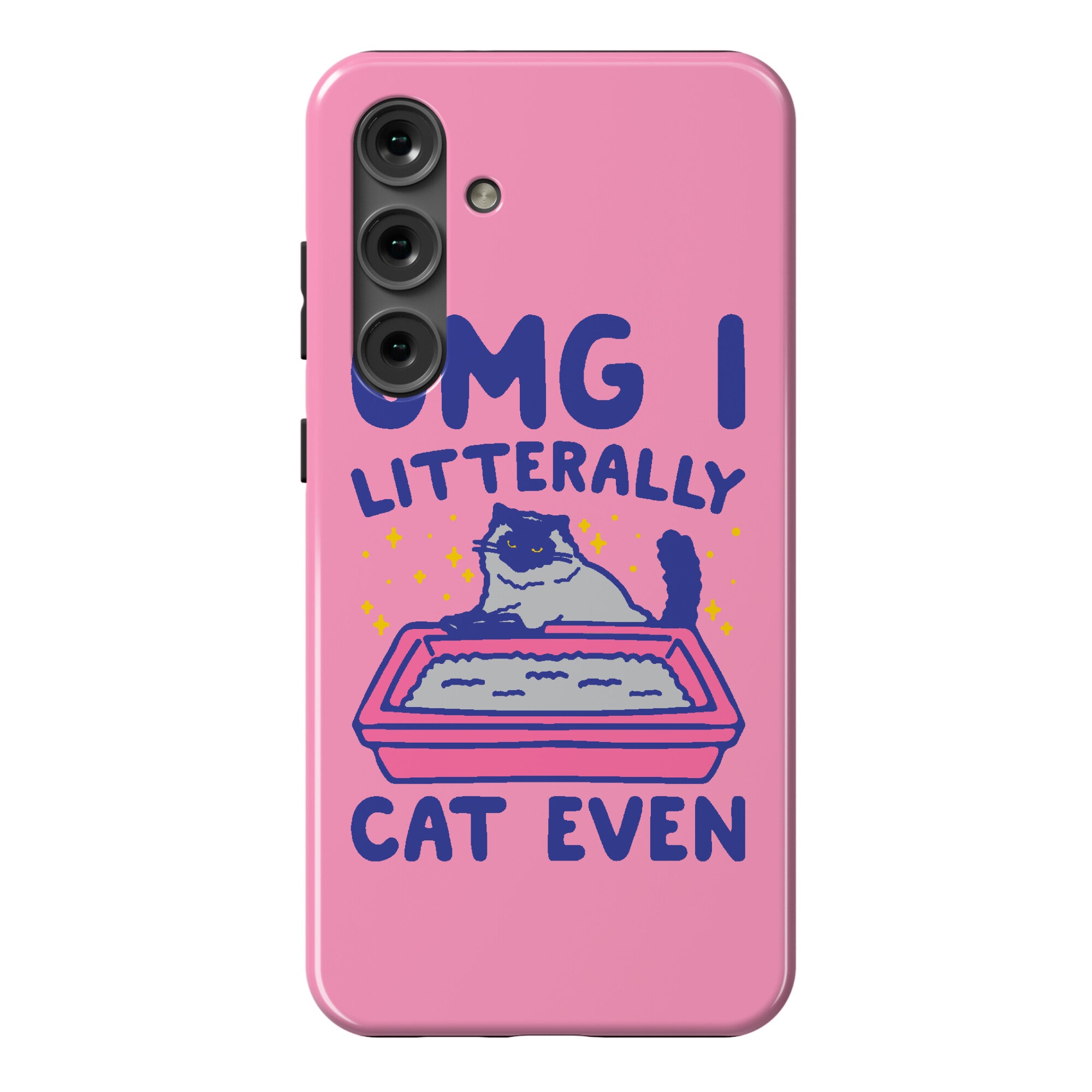 Omg I Litterally Cat Even  Phone Case