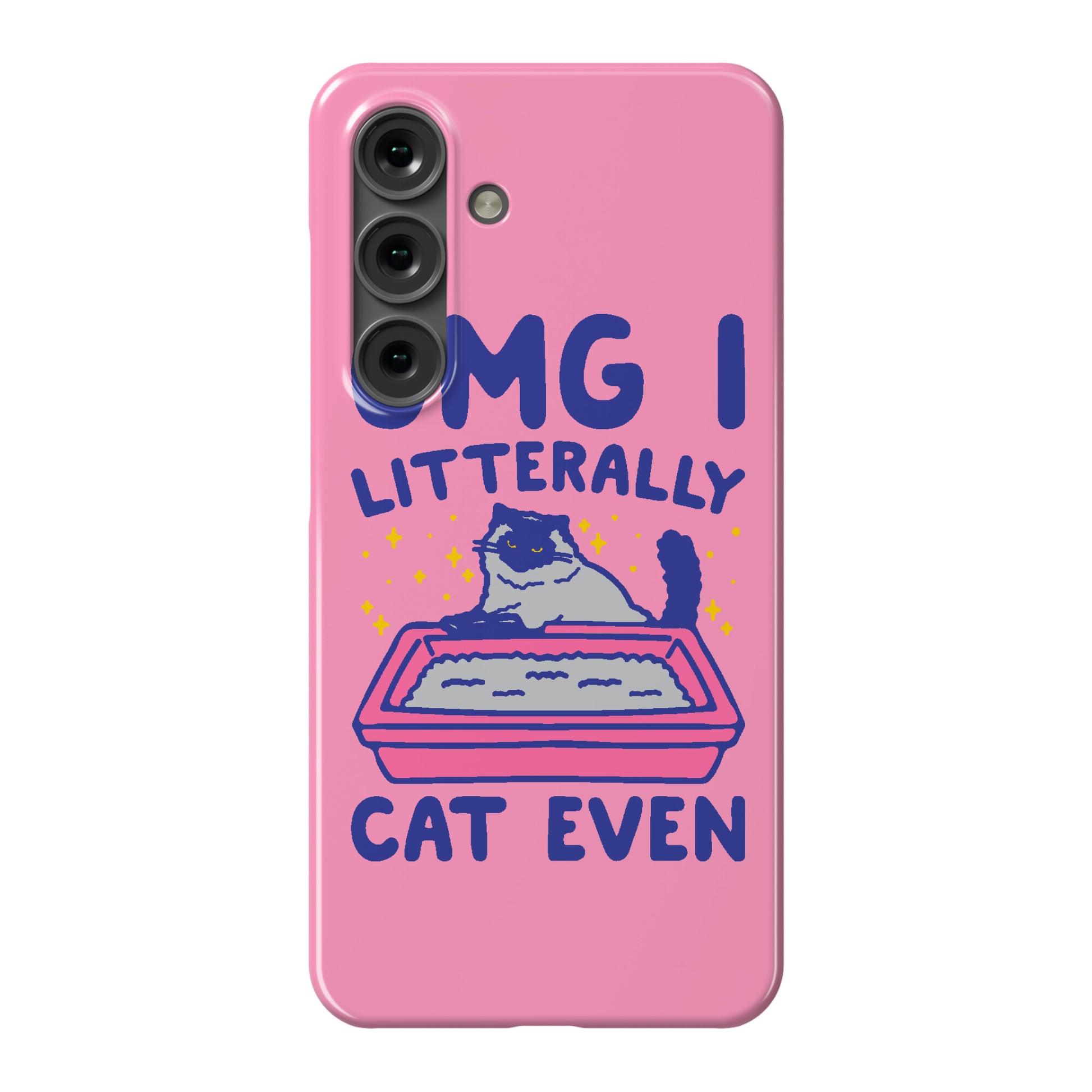Omg I Litterally Cat Even  Phone Case