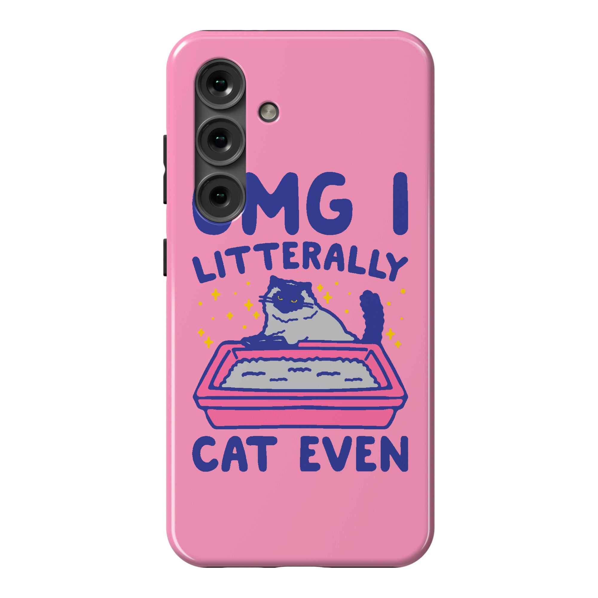 Omg I Litterally Cat Even  Phone Case